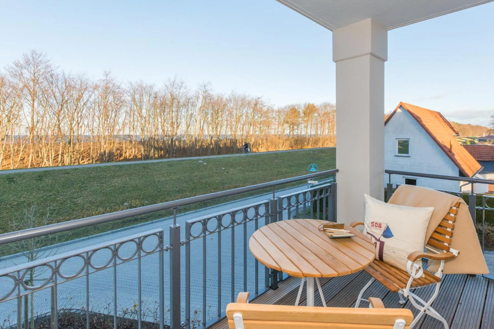 Balcony/Terrace in Logierhaus Friedrich WE 7 - "Heimatliebe"