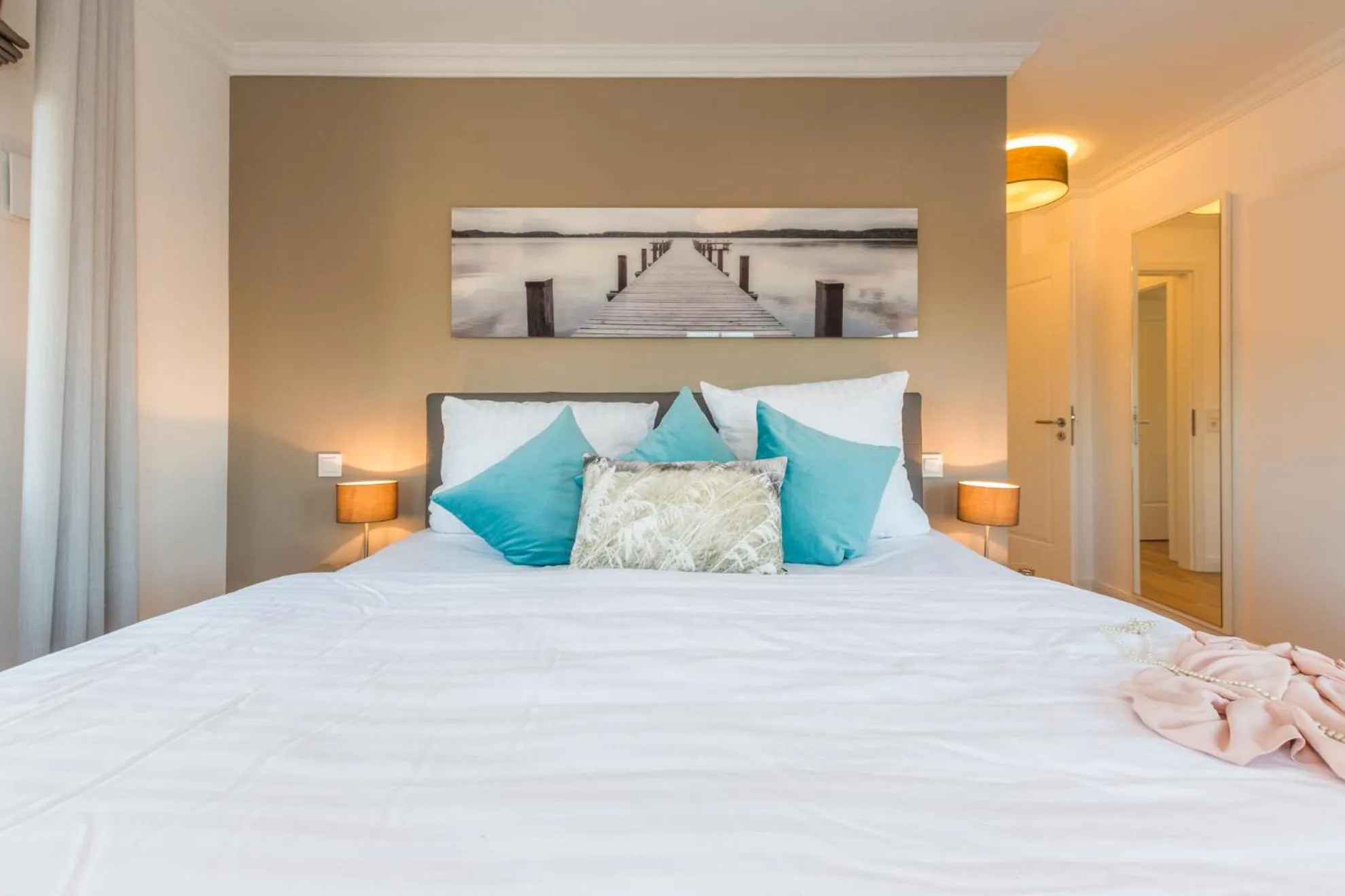 Bedroom, Bed in Logierhaus Friedrich WE 7 - "Heimatliebe"