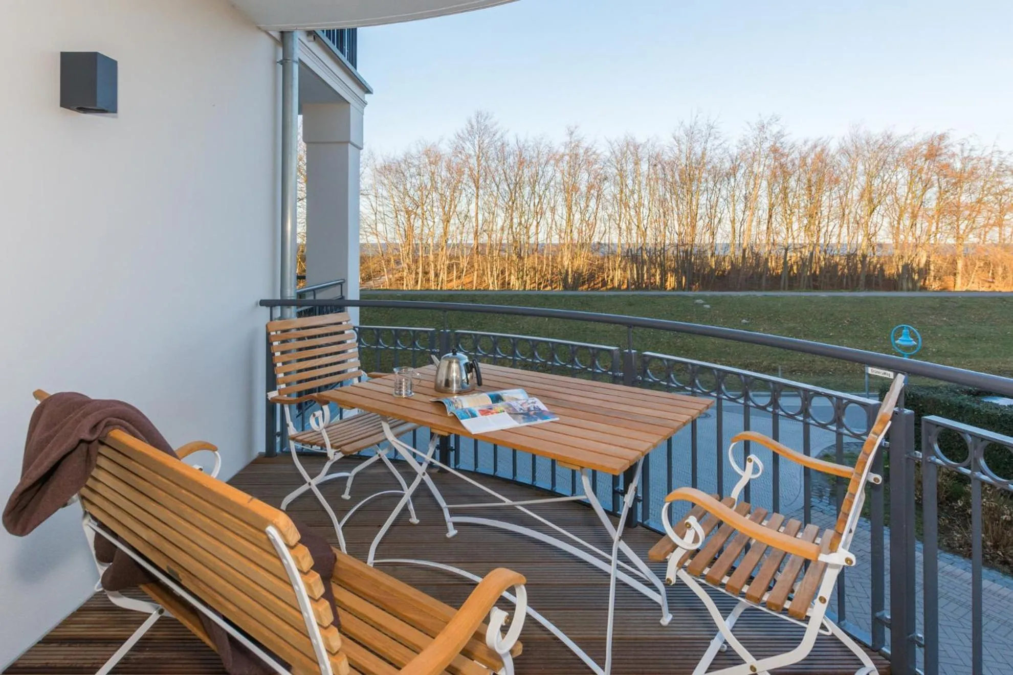 Balcony/Terrace in Logierhaus Friedrich WE 7 - "Heimatliebe"