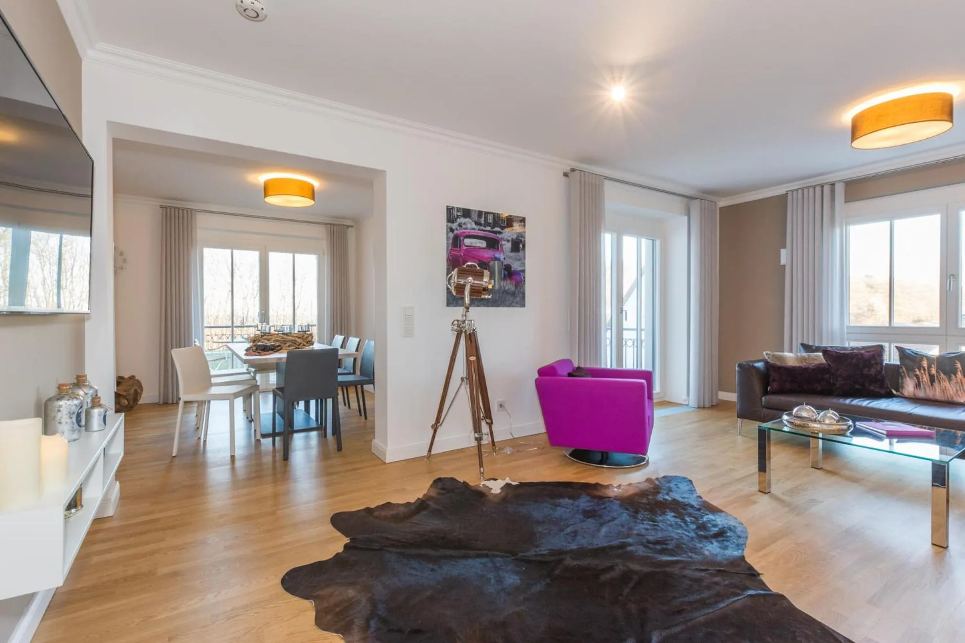 Living room in Logierhaus Friedrich WE 7 - "Heimatliebe"