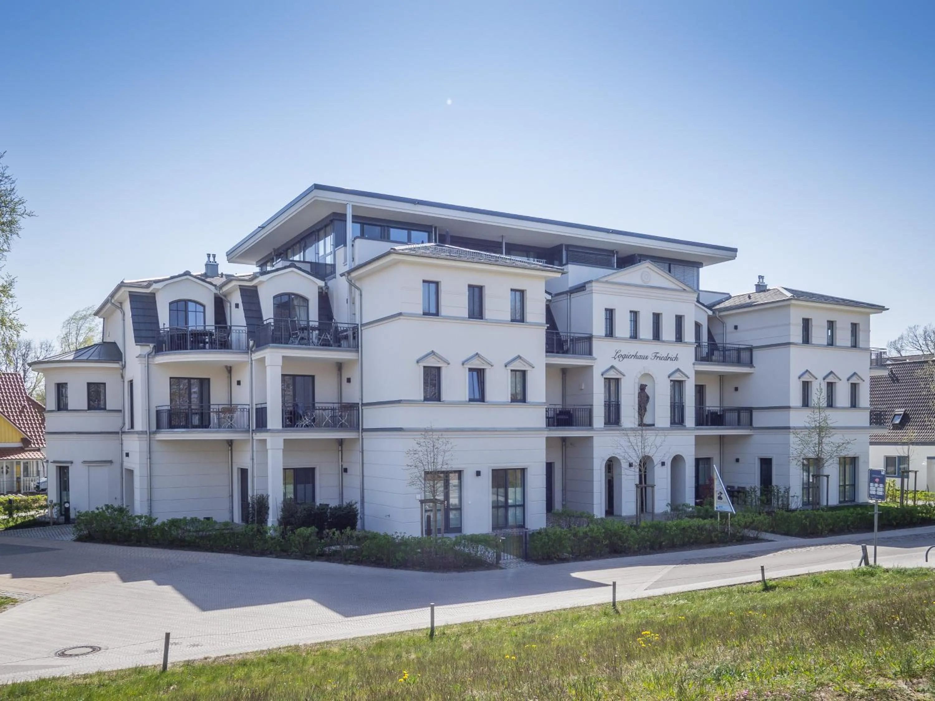 Facade/entrance in Logierhaus Friedrich WE 17 - "Seestern"