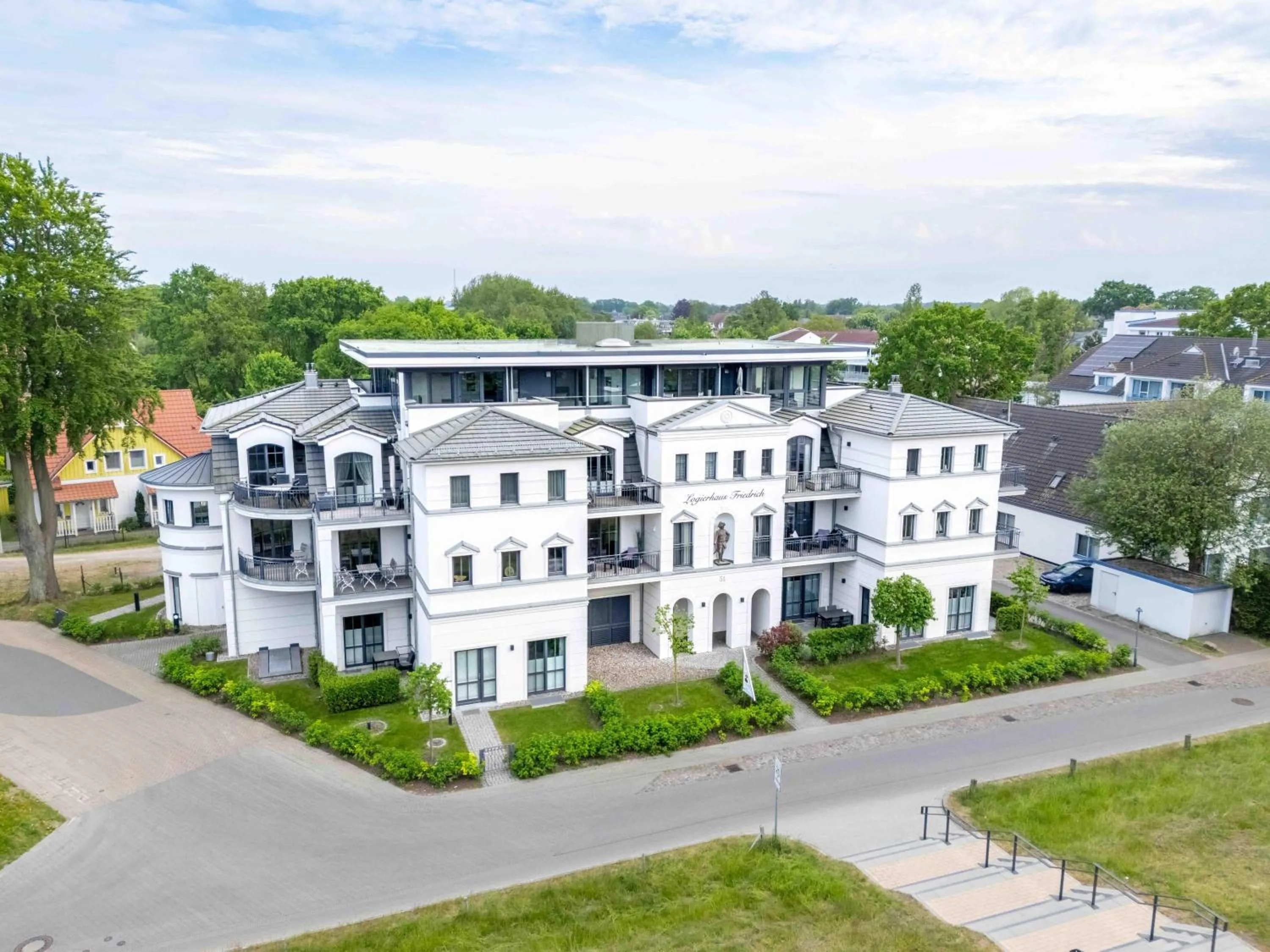 Bird's eye view in Logierhaus Friedrich WE 17 - "Seestern"