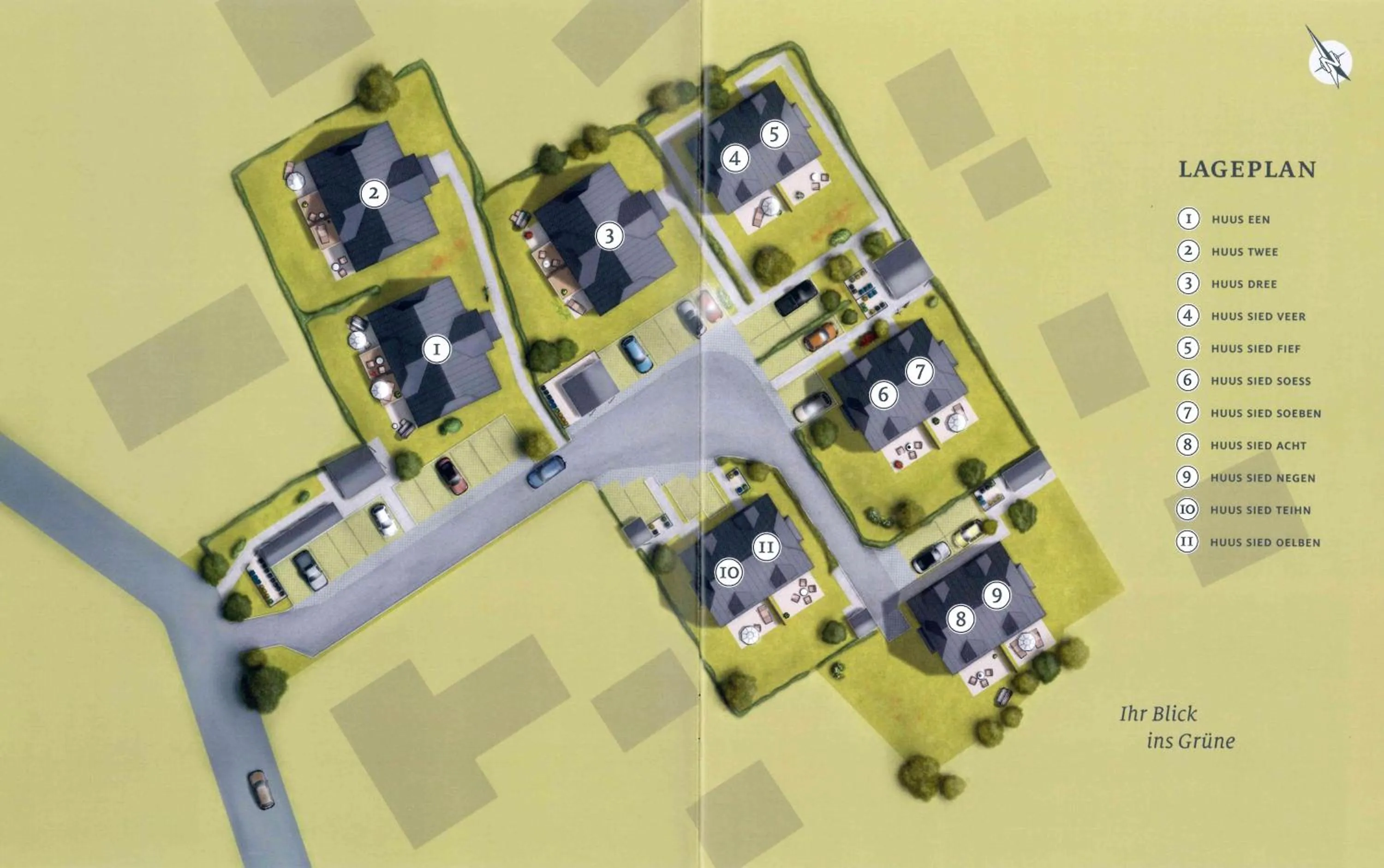 Bird's eye view in Strandperle - Anlage Heiderose