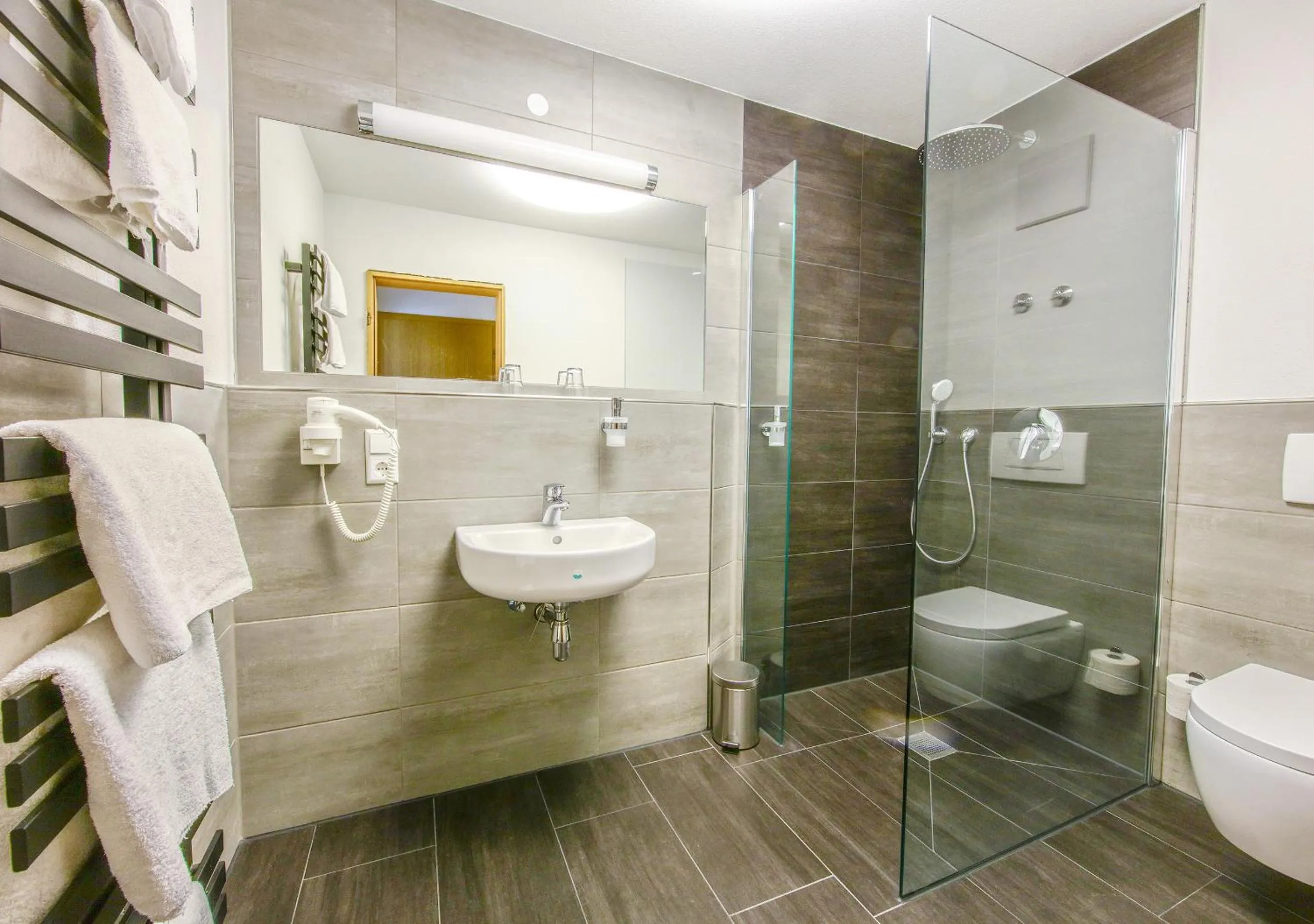 Bathroom in Hotel Restaurant Schwörer