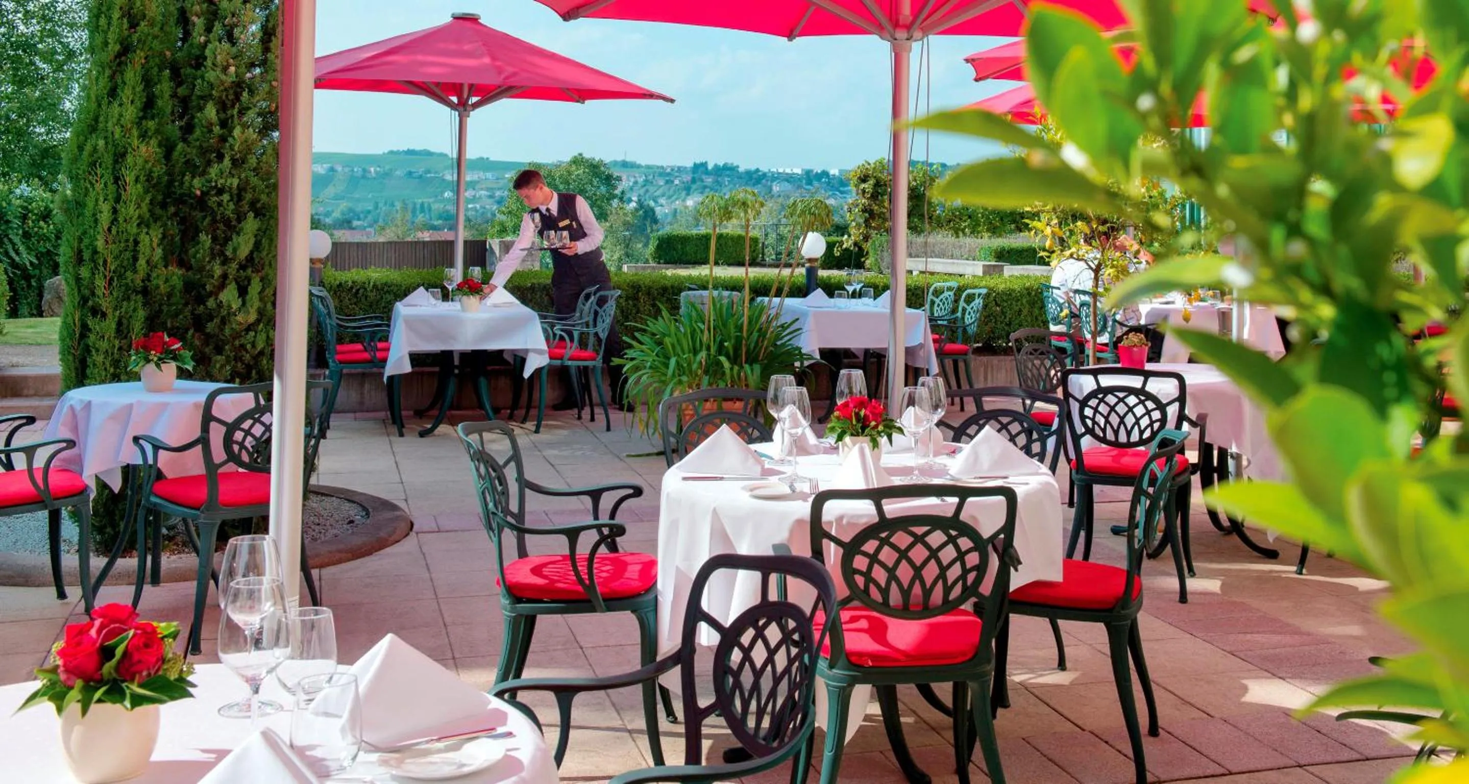 Restaurant/places to eat in Victor's Residenz-Hotel Schloss Berg