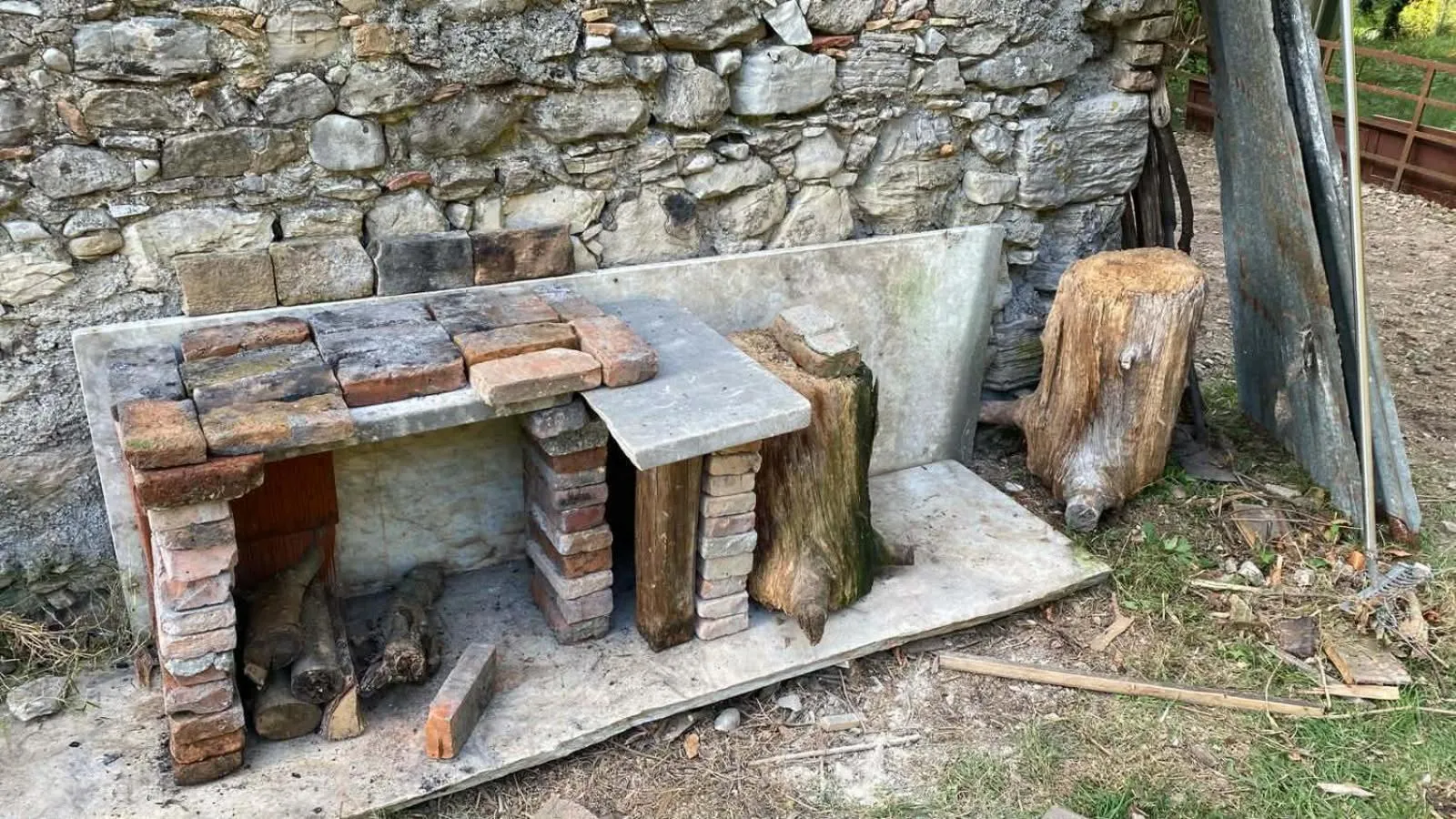 BBQ facilities in B&B La Corte del Segrino
