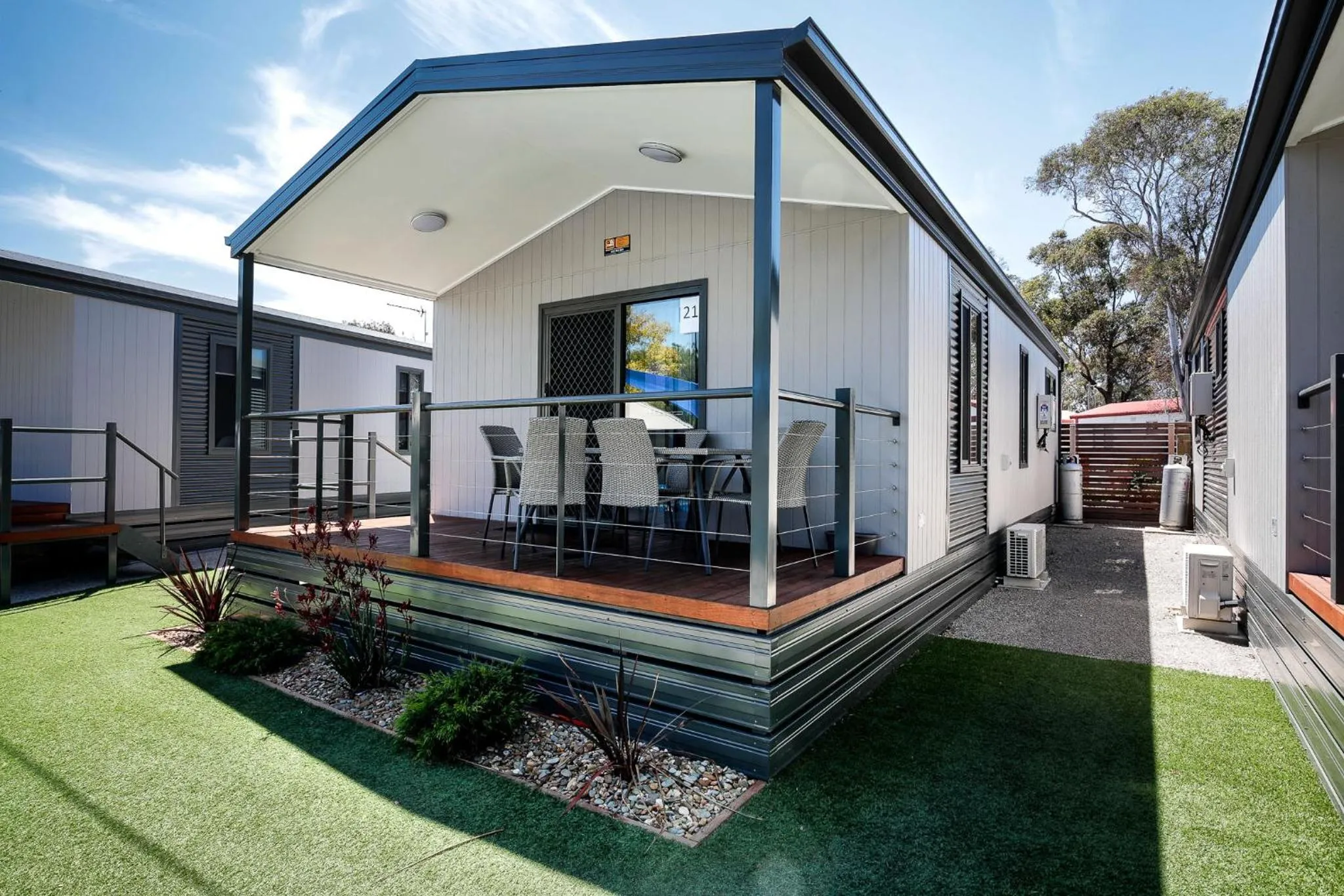 Patio in Geelong Holiday Park