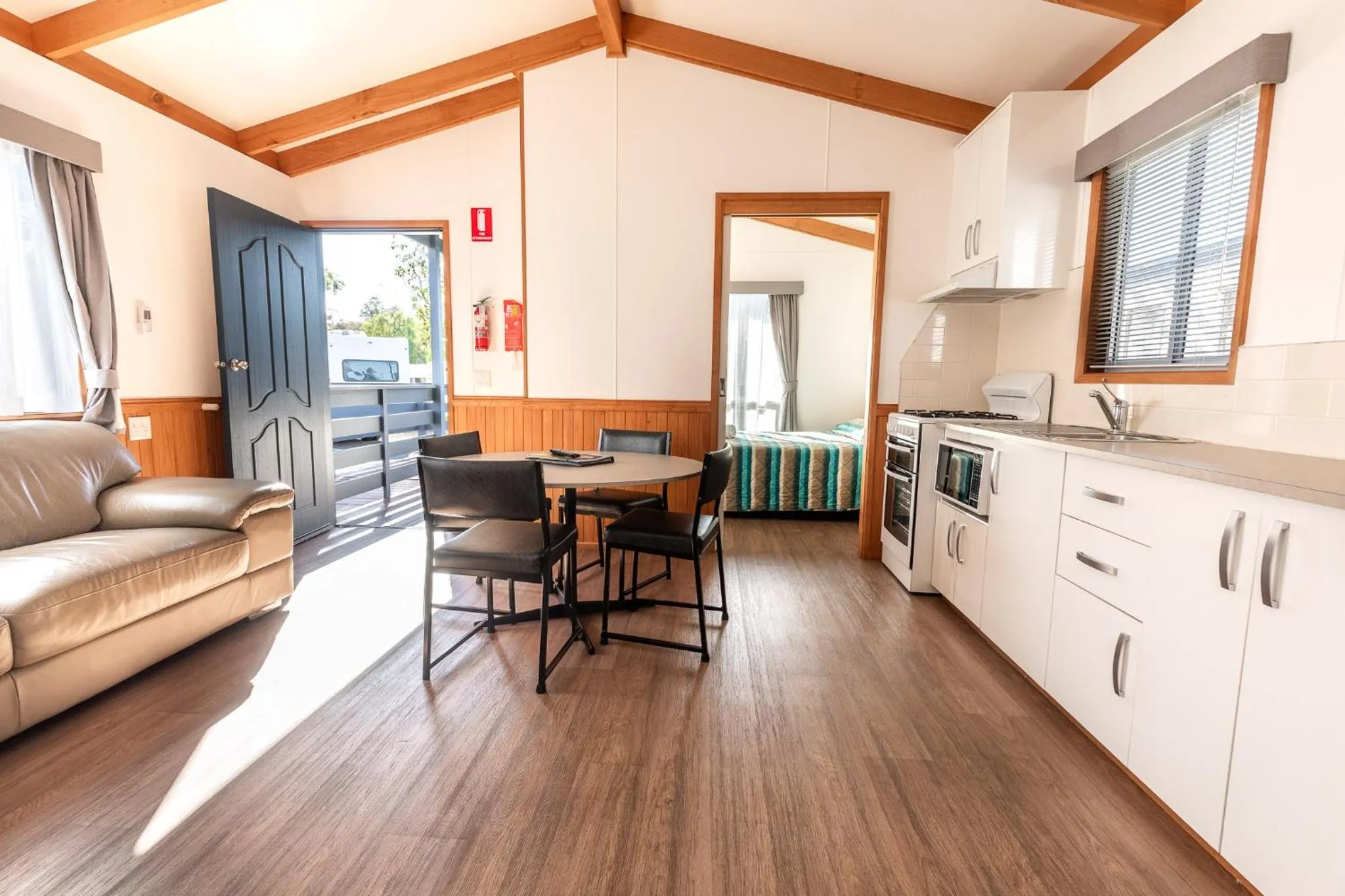 Kitchen or kitchenette in Geelong Holiday Park