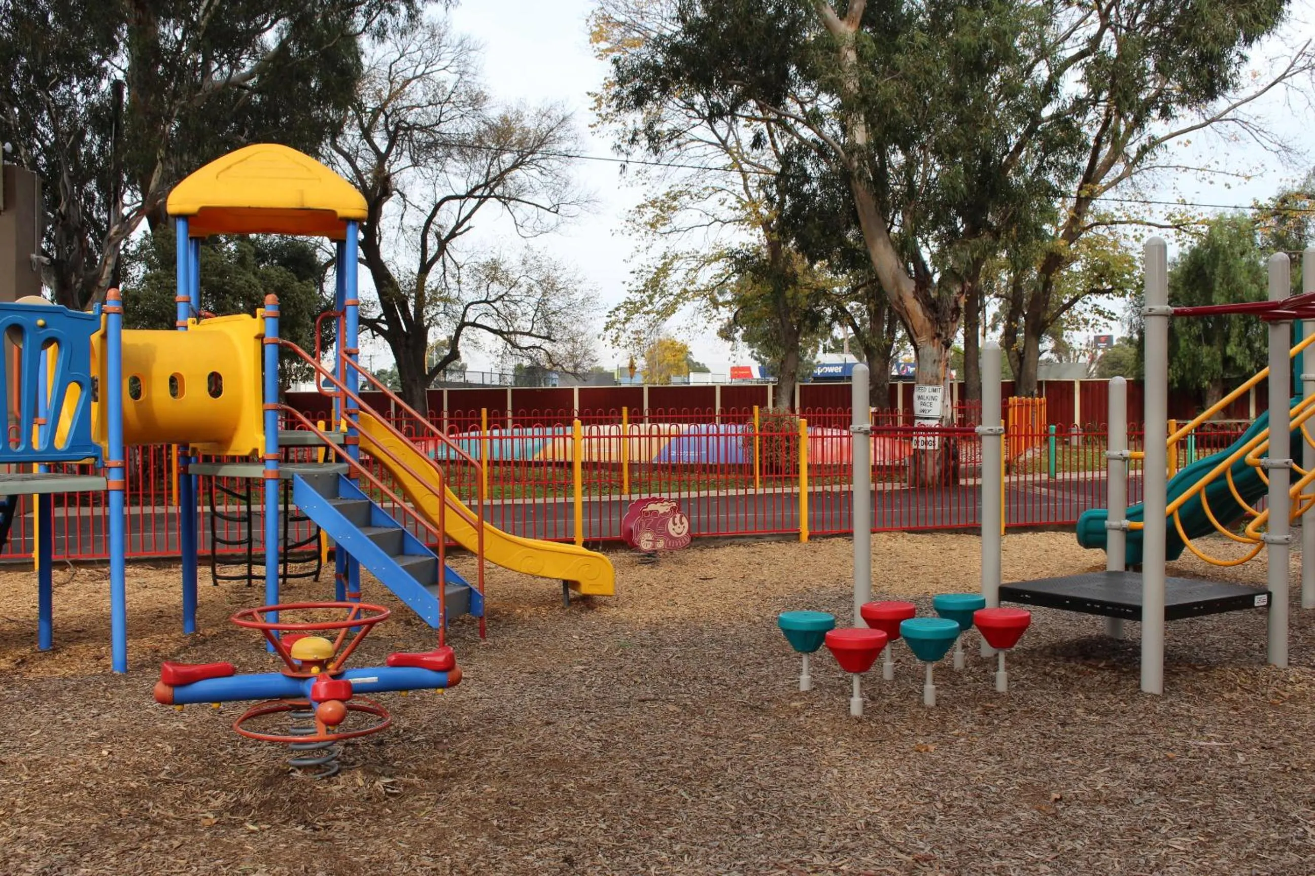 Children play ground in Geelong Holiday Park