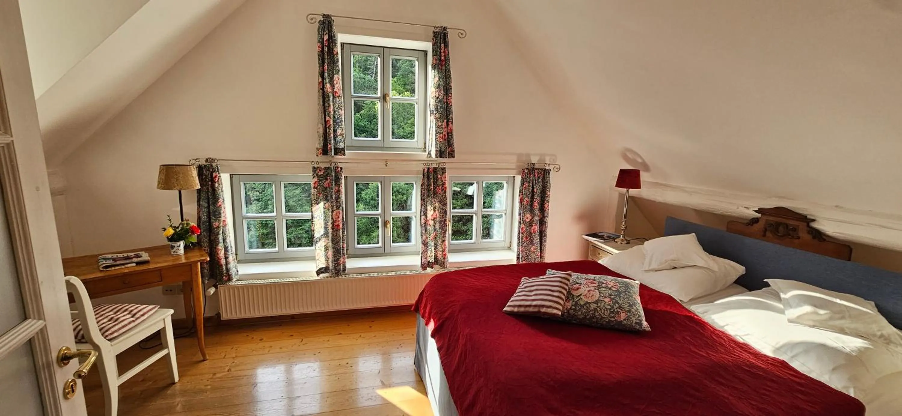 Bed in Romantik Hotel Landhaus Bärenmühle