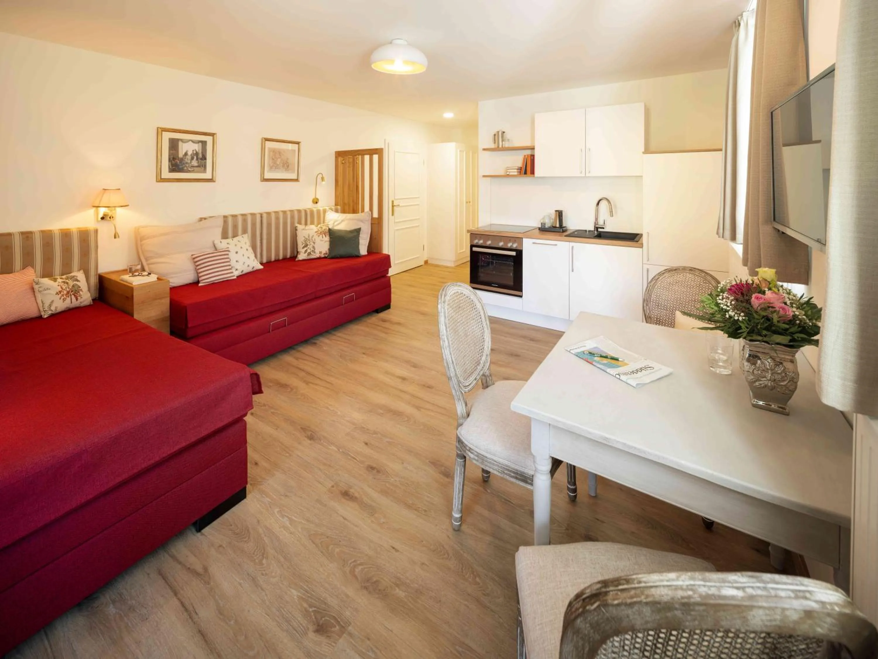 Bed in Romantik Hotel Landhaus Bärenmühle