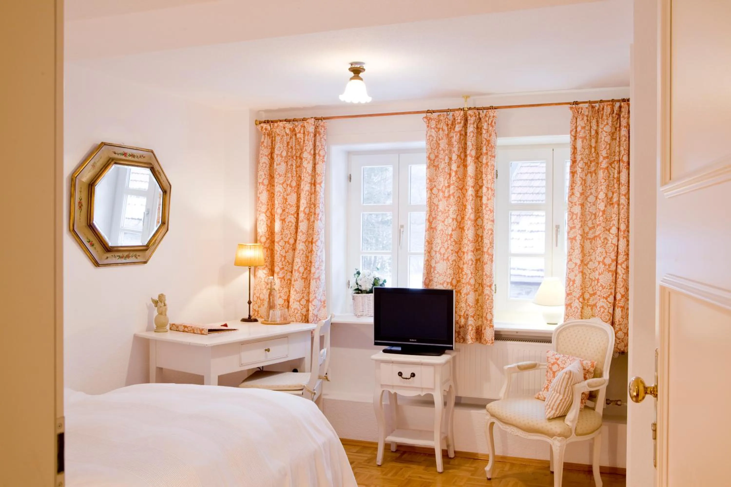 Bed in Romantik Hotel Landhaus Bärenmühle