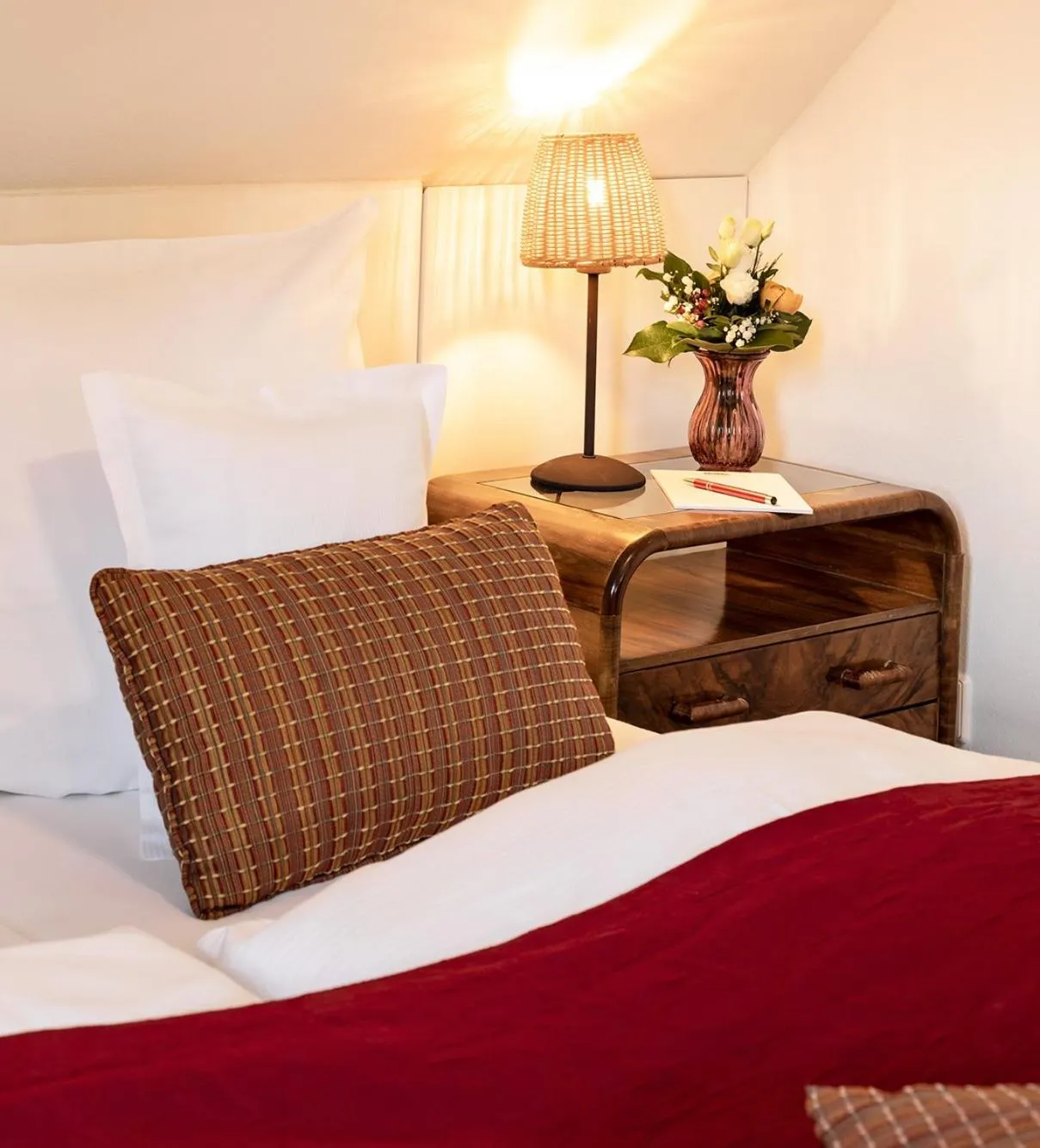 Bed in Romantik Hotel Landhaus Bärenmühle