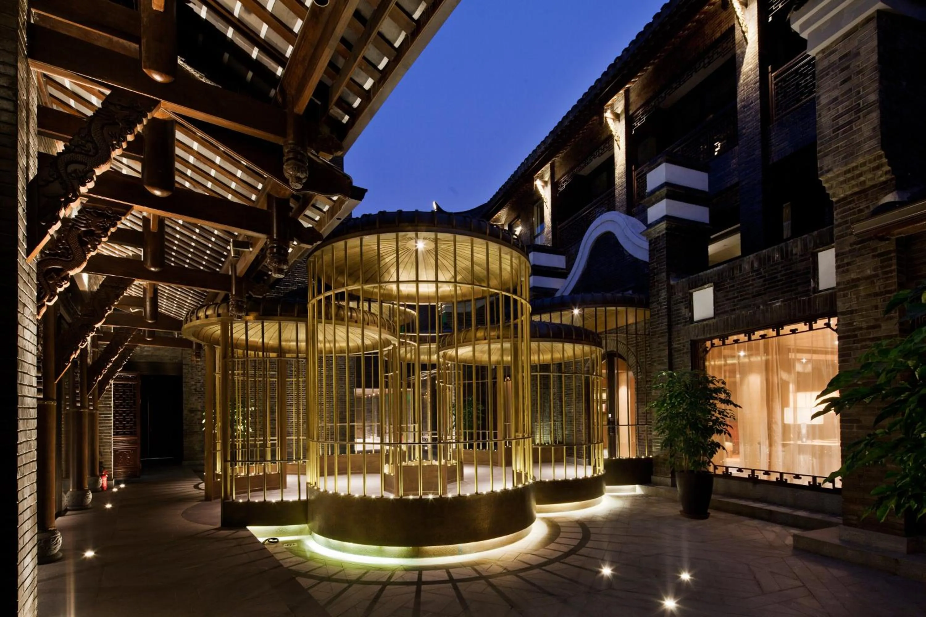 Property building in Diaoyutai Boutique Hotel Chengdu