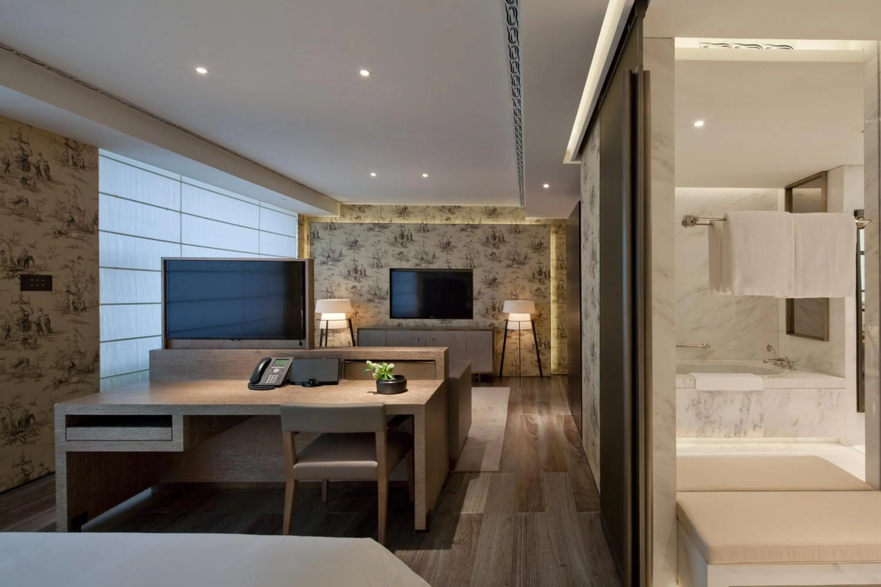 Bed in Diaoyutai Boutique Hotel Chengdu