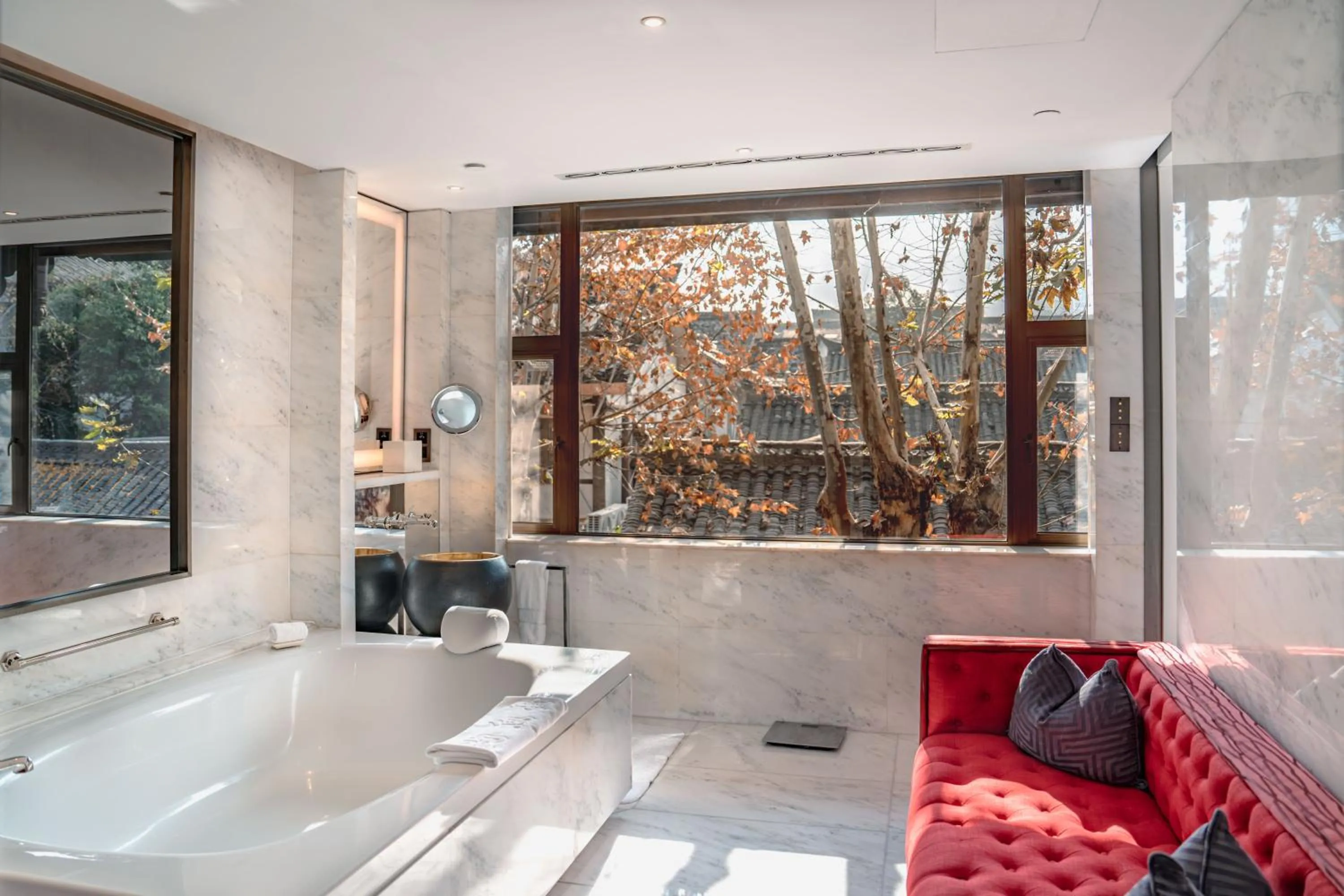 Bathroom in Diaoyutai Boutique Hotel Chengdu