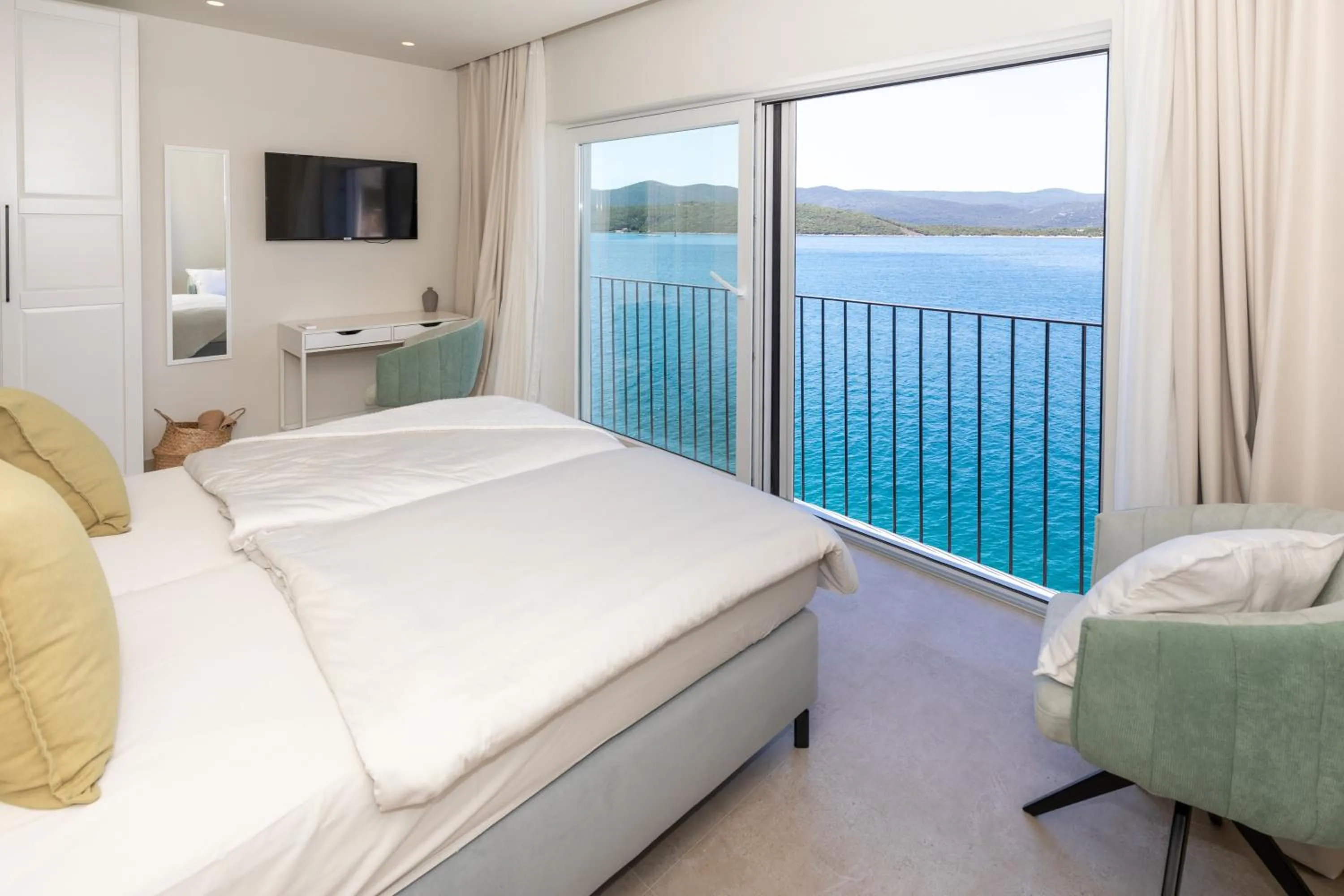 Bedroom, Bed in Villa Simpleza