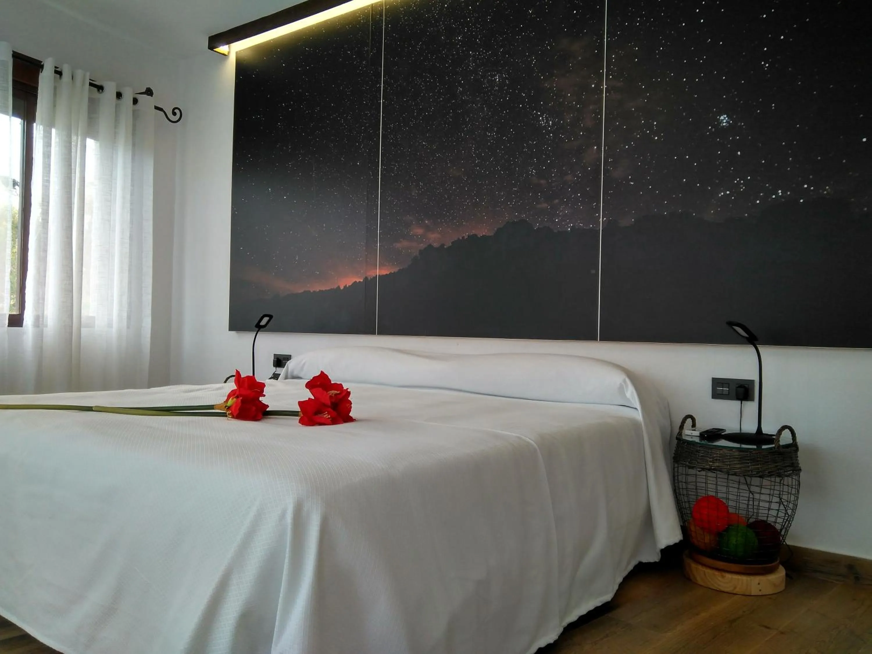 Bed in Hotel Sierra Madrona