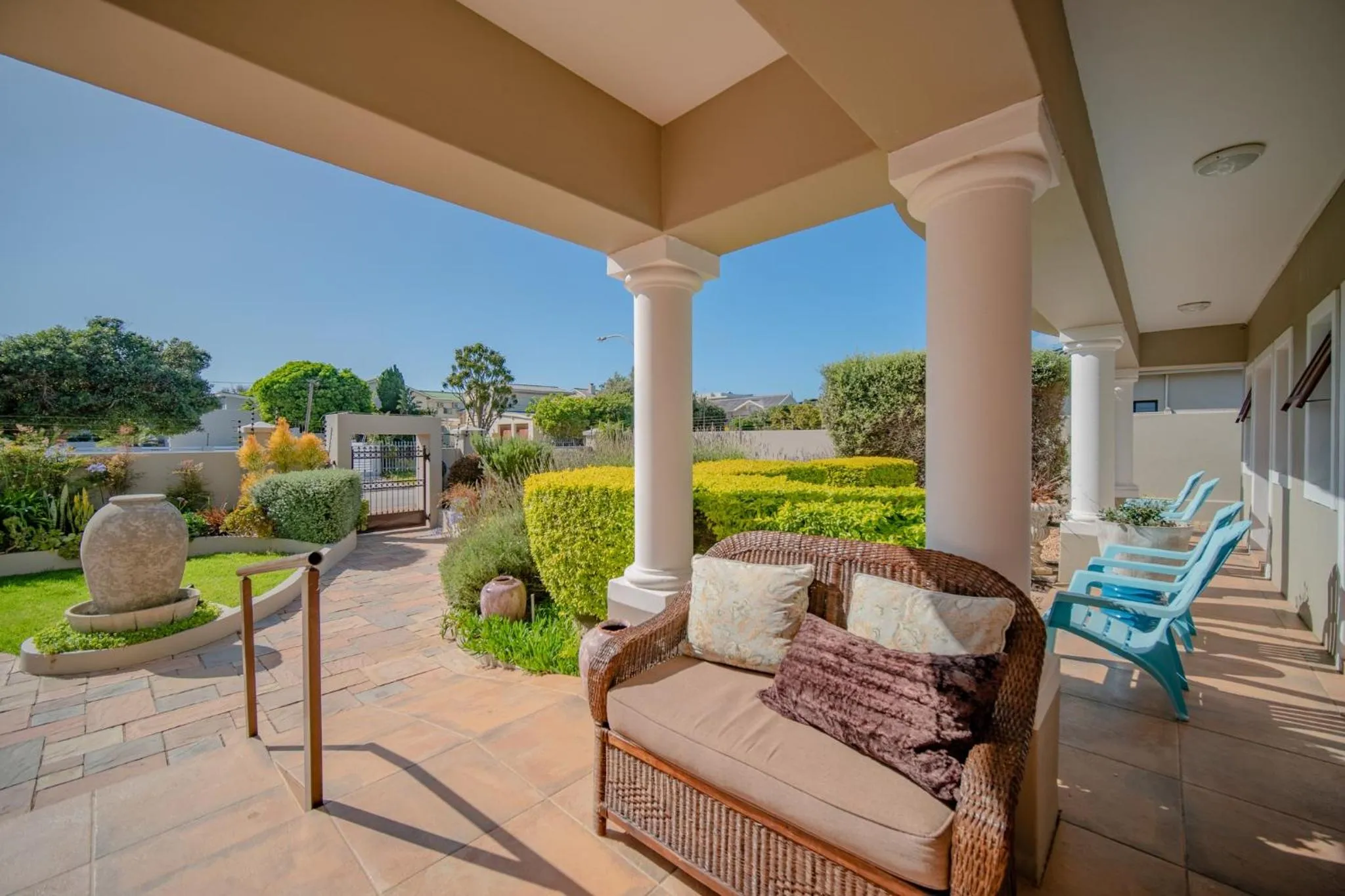 Garden view in The Mandyville Jeffreys Bay