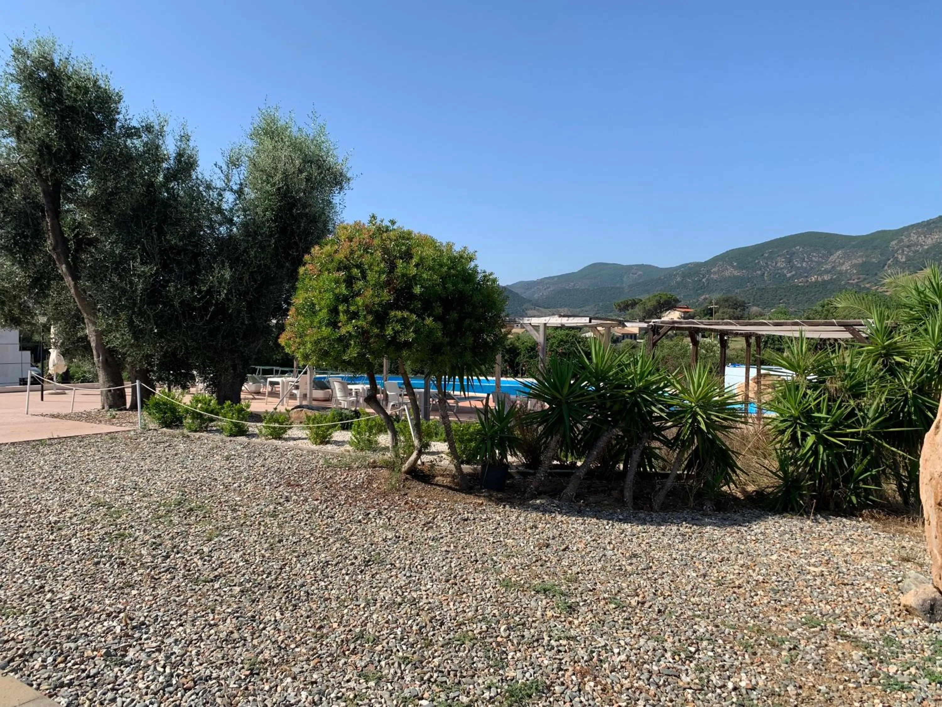 Pool view in Cort'e Nastasj