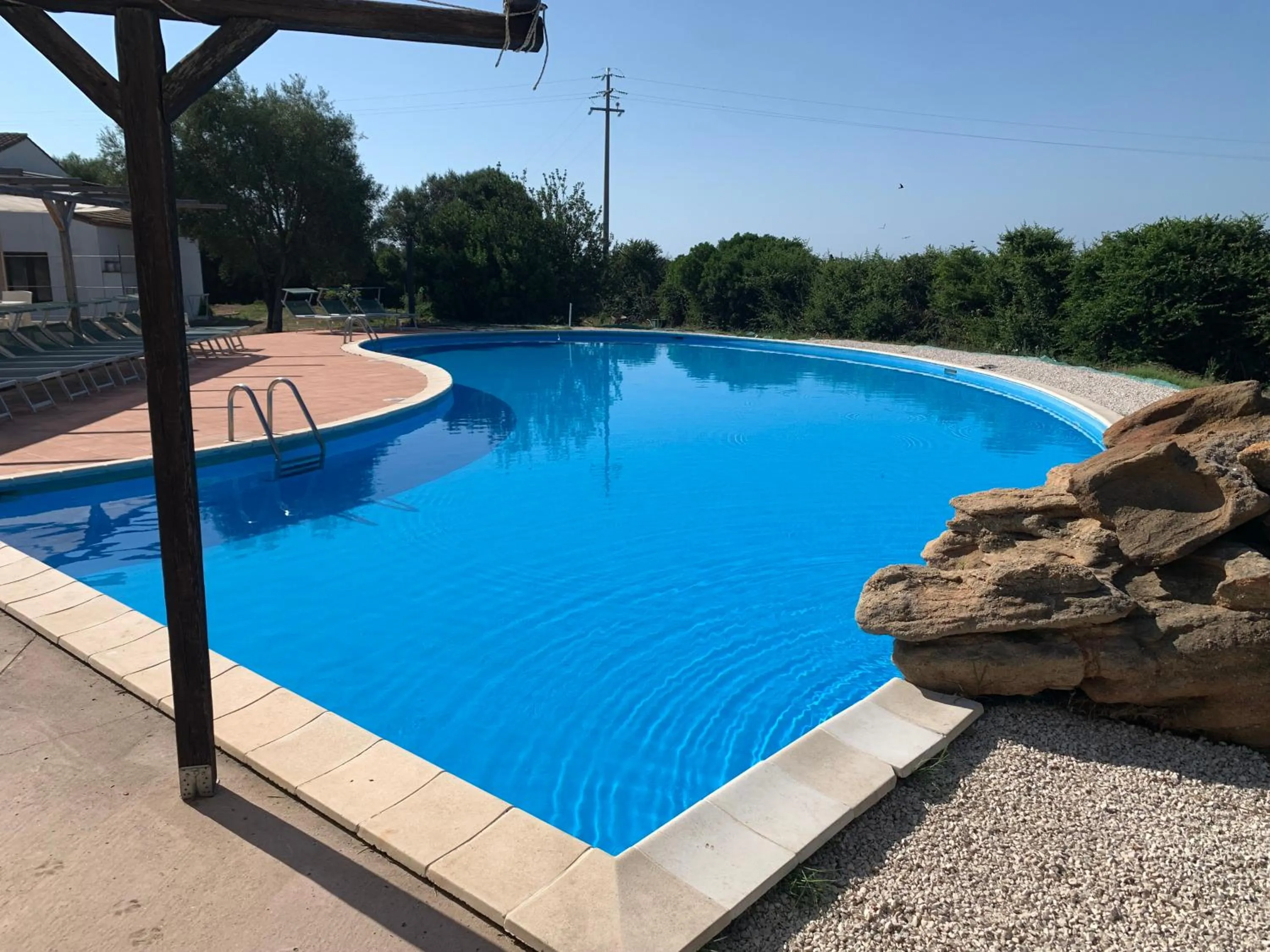 Pool view in Cort'e Nastasj