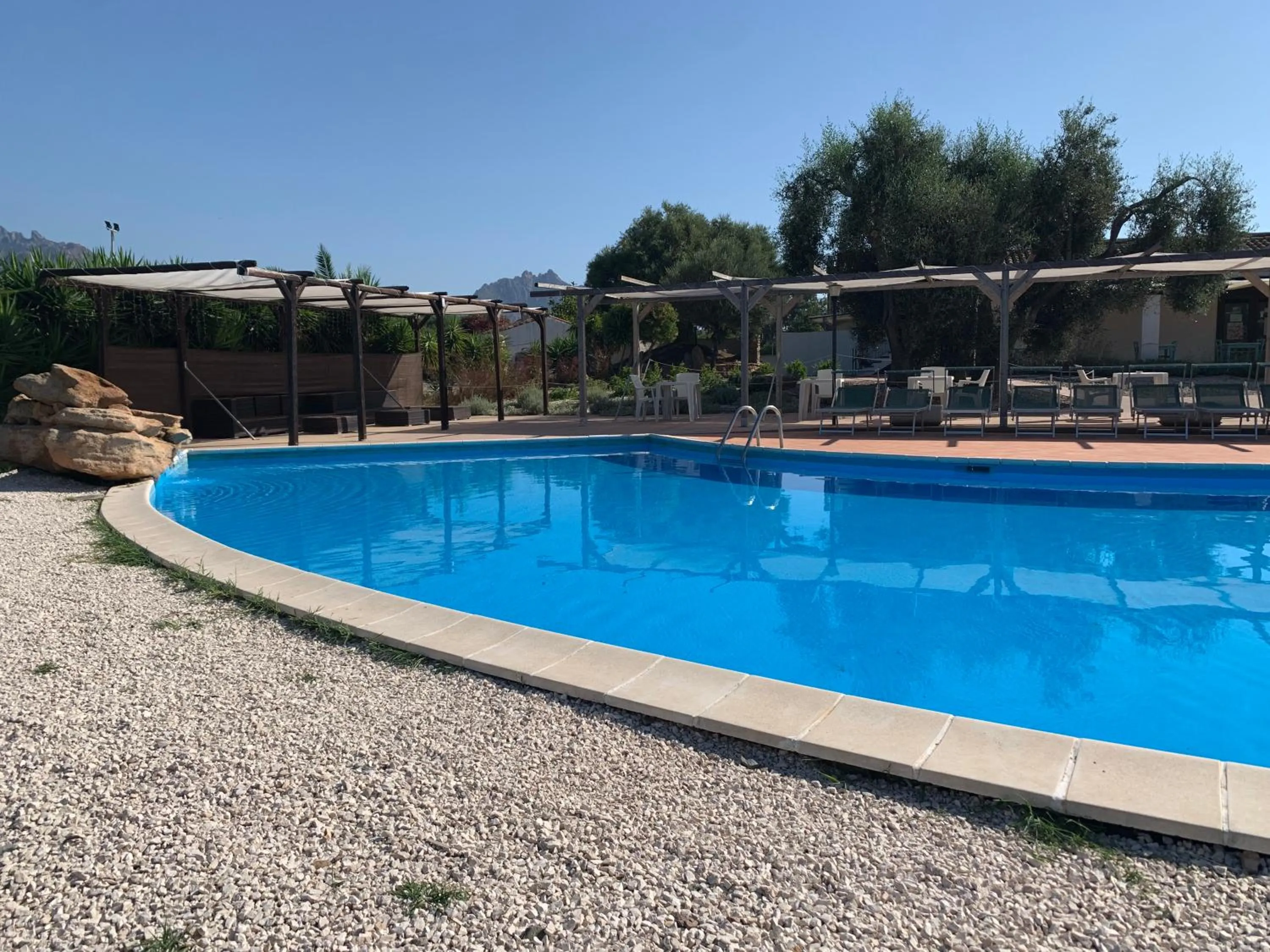 Pool view in Cort'e Nastasj