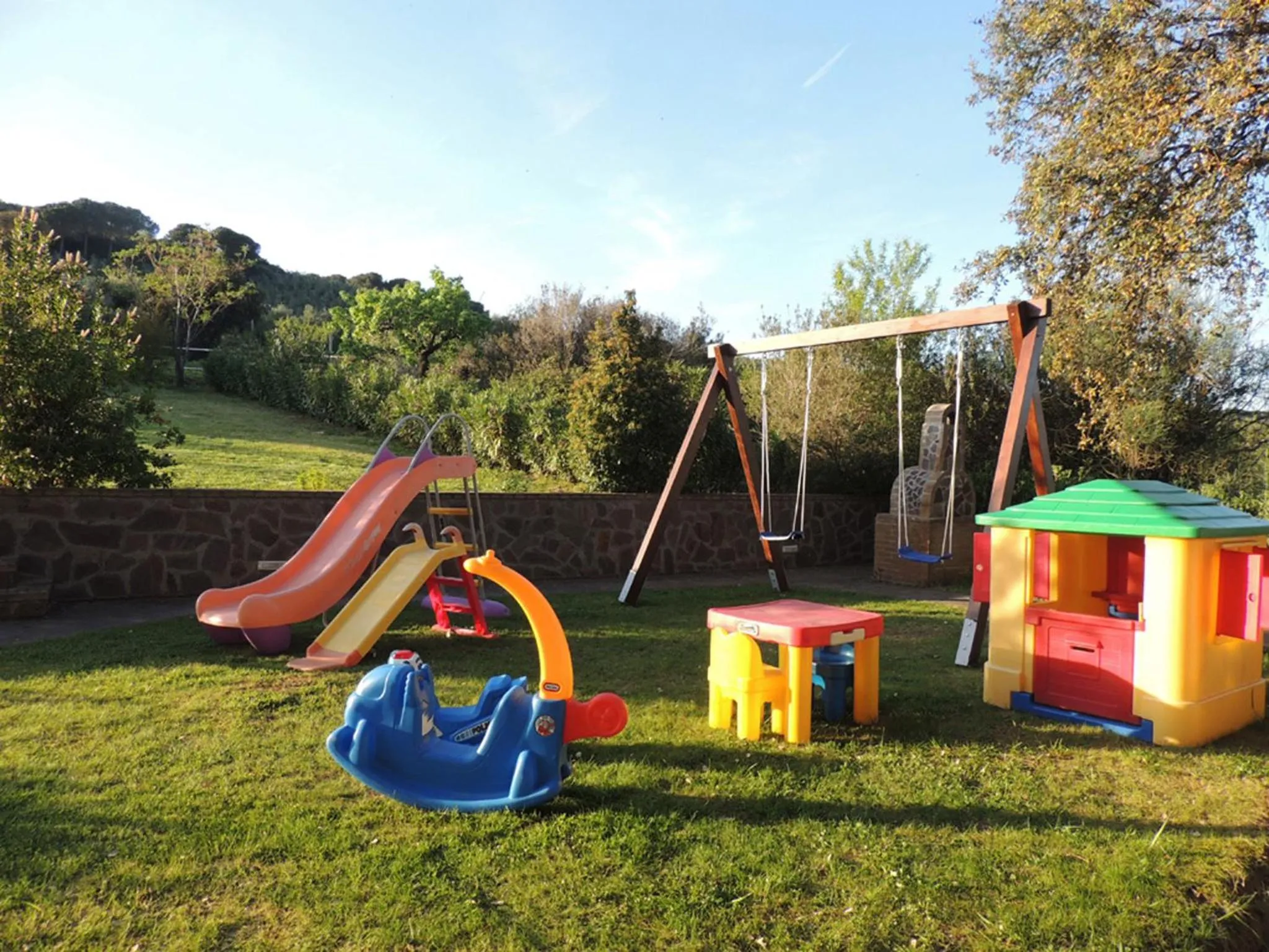 Children play ground in La Merla