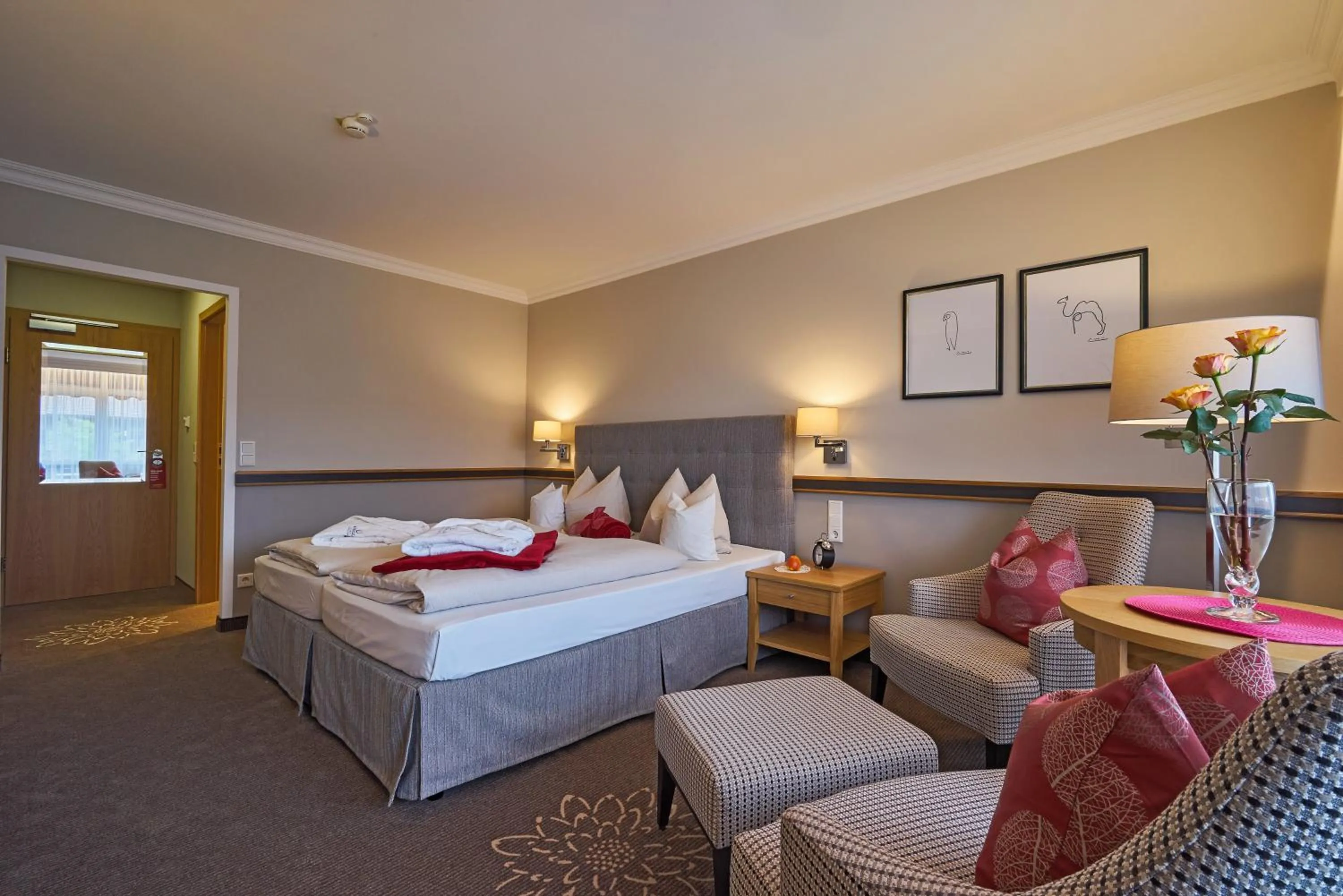 Photo of the whole room, Bed in Thermenhotel Apollo