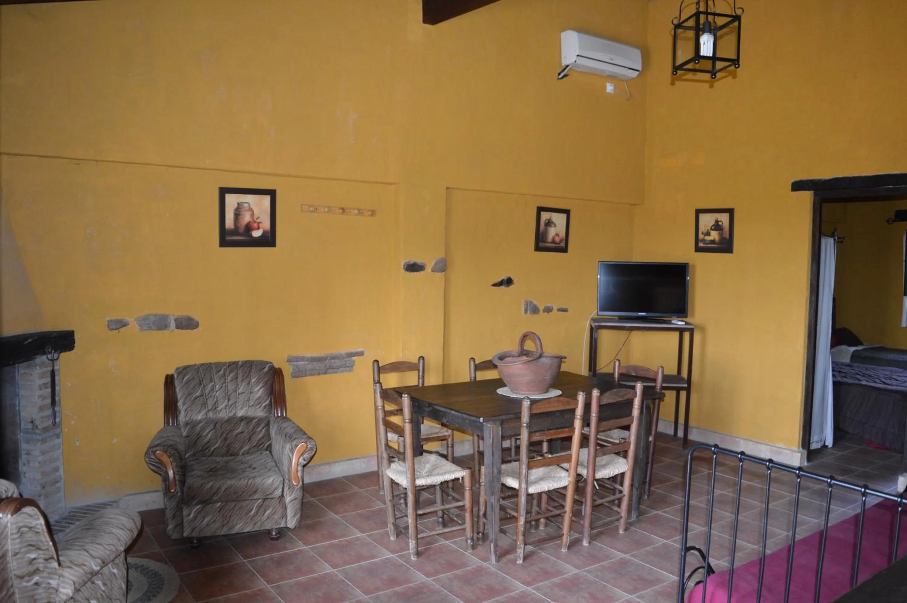 Dining area in Finca Los Caleros