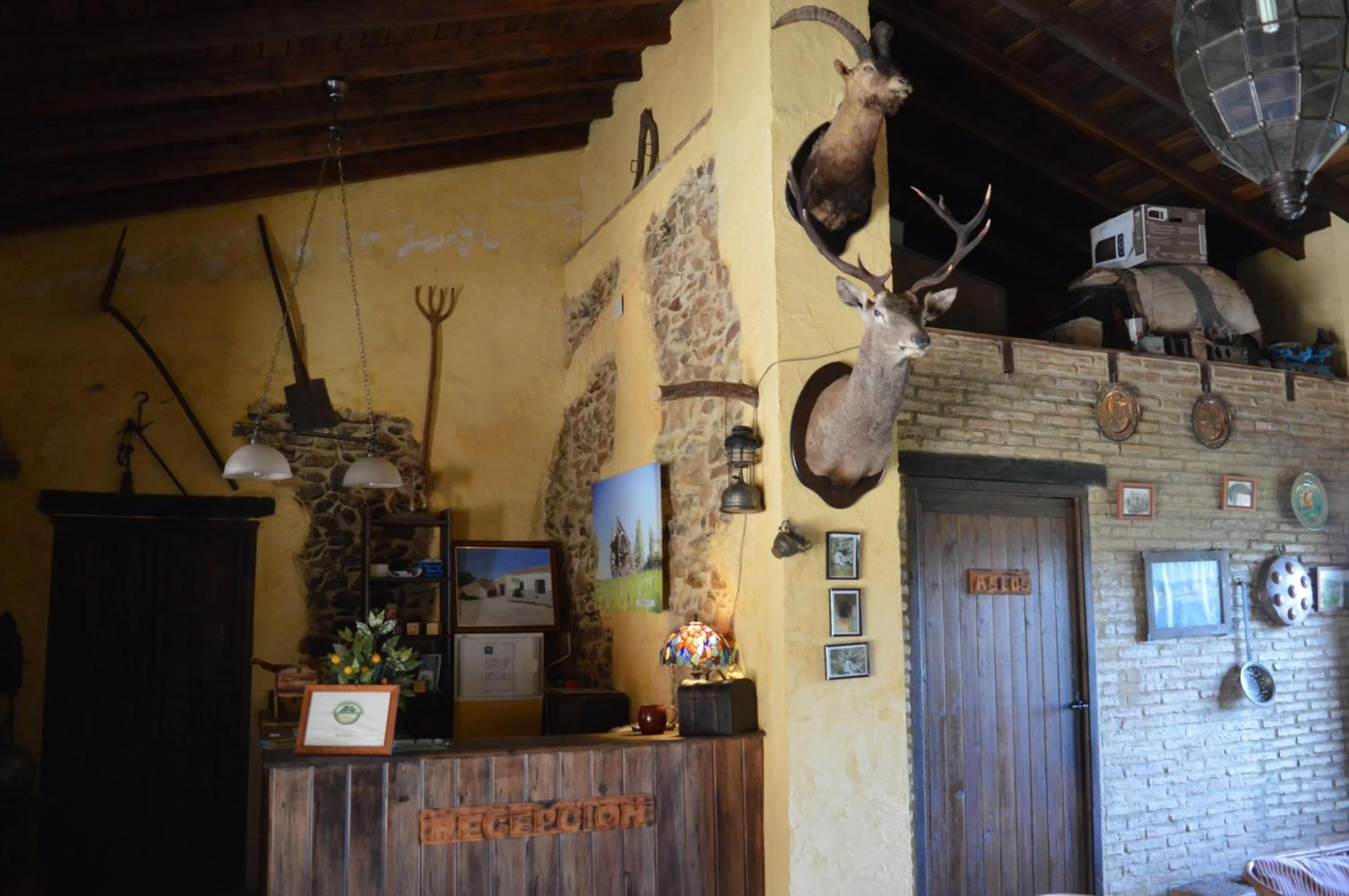 Lobby or reception in Finca Los Caleros