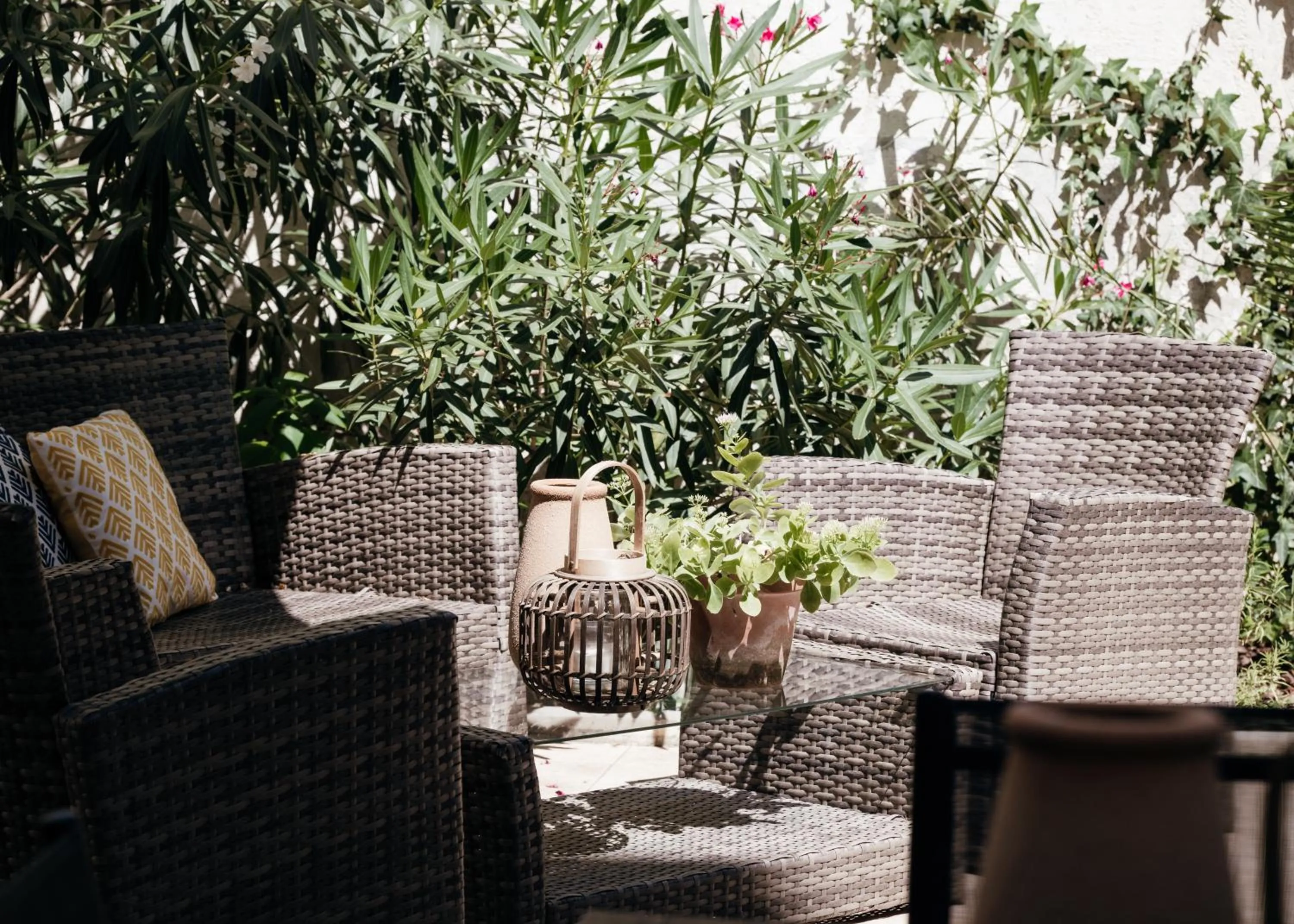 Garden view in La Maison de L' Ambassadeur Carcassonne B&B
