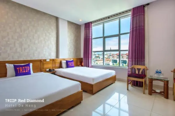 Bed in Red Diamond Hotel