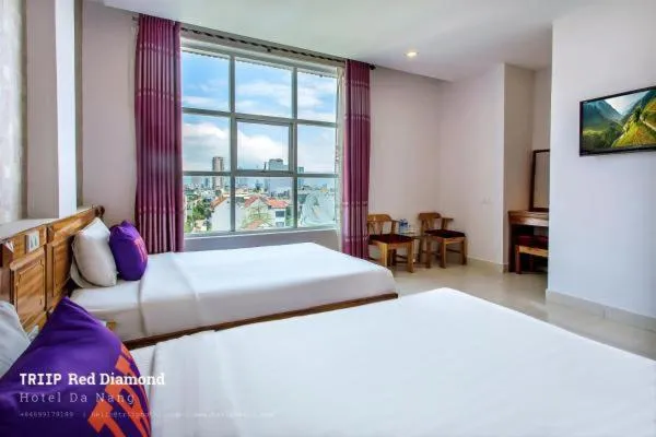 Bed in Red Diamond Hotel