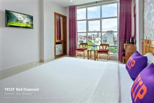 Bed in Red Diamond Hotel