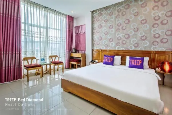 Bed in Red Diamond Hotel