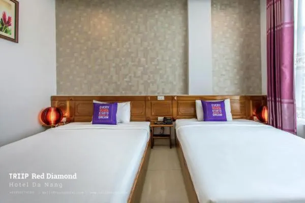 Bed in Red Diamond Hotel