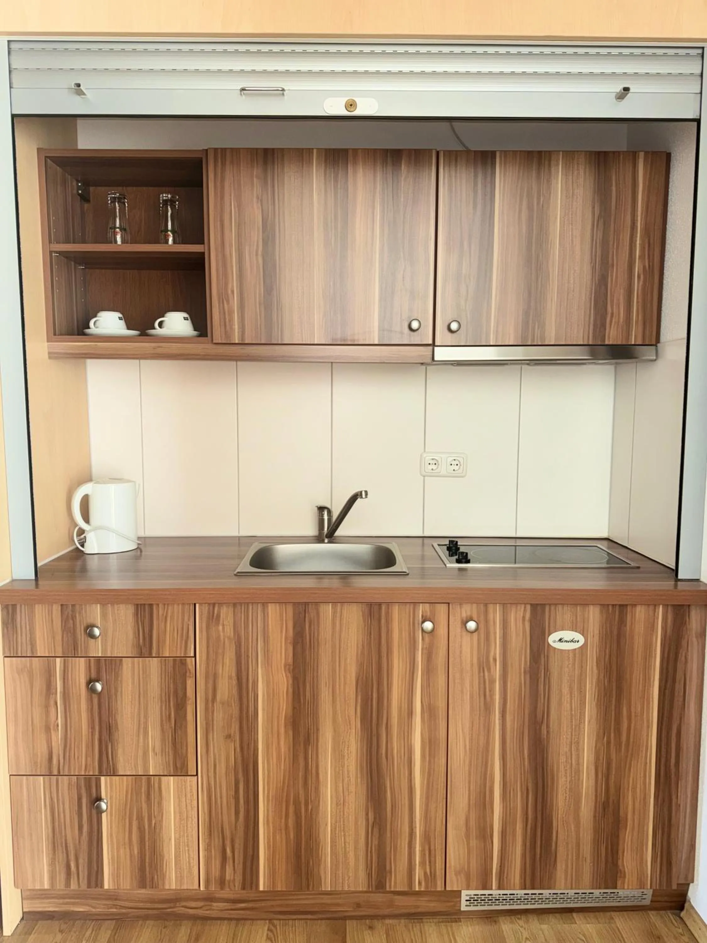 Kitchen or kitchenette in Hotel Meridian ***superior