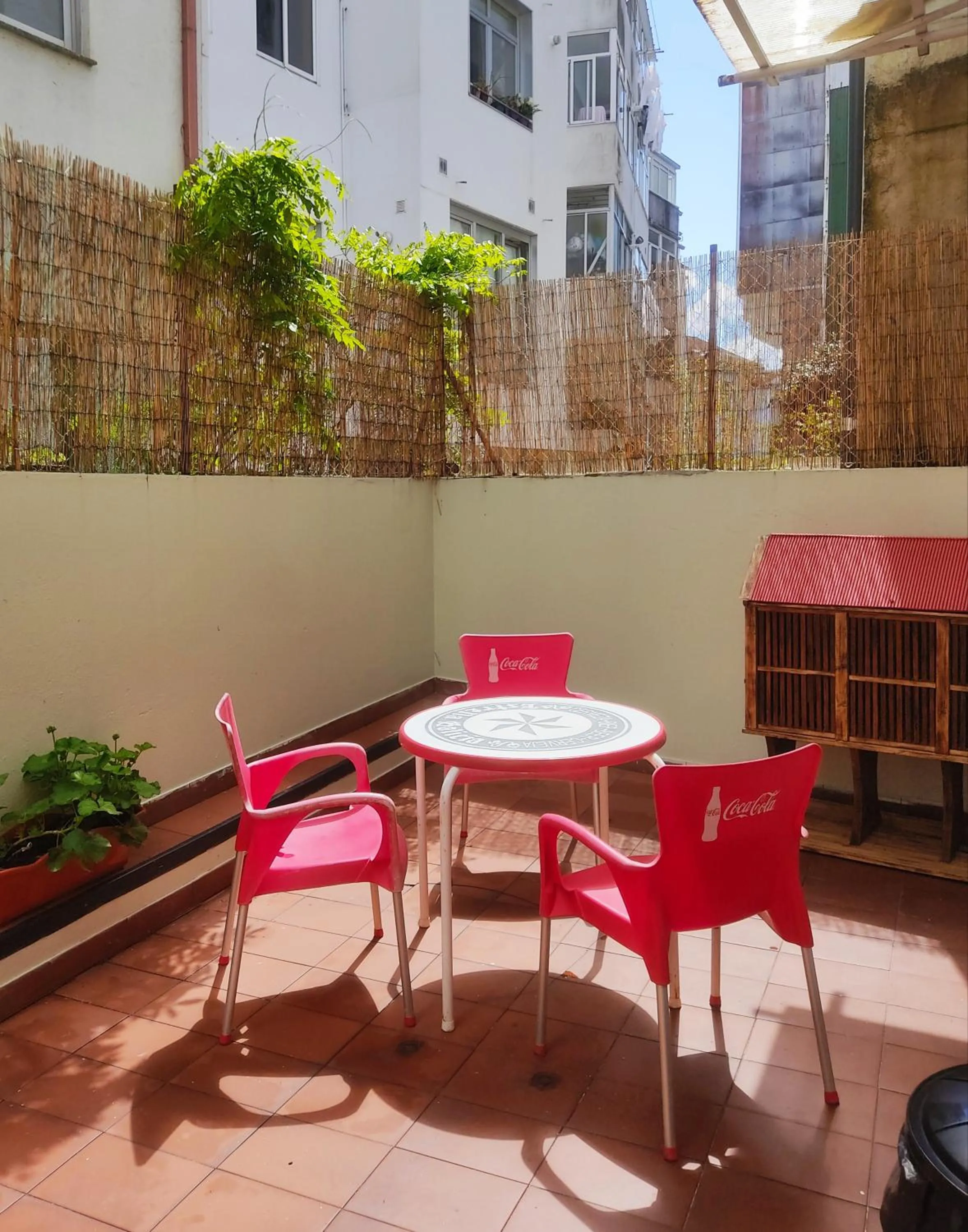 Patio in Albergue Santos