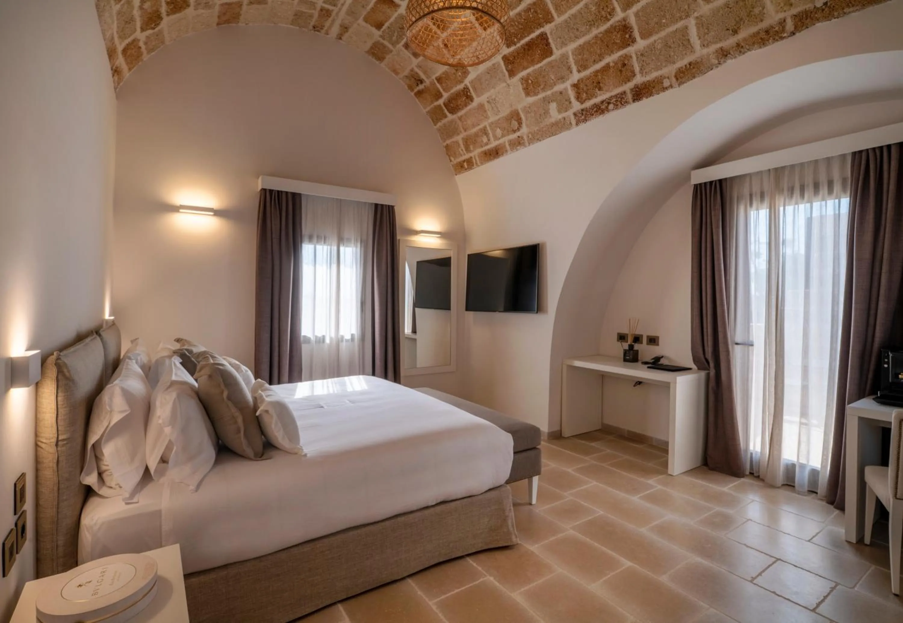 Bedroom, Bed in Masseria Corsano