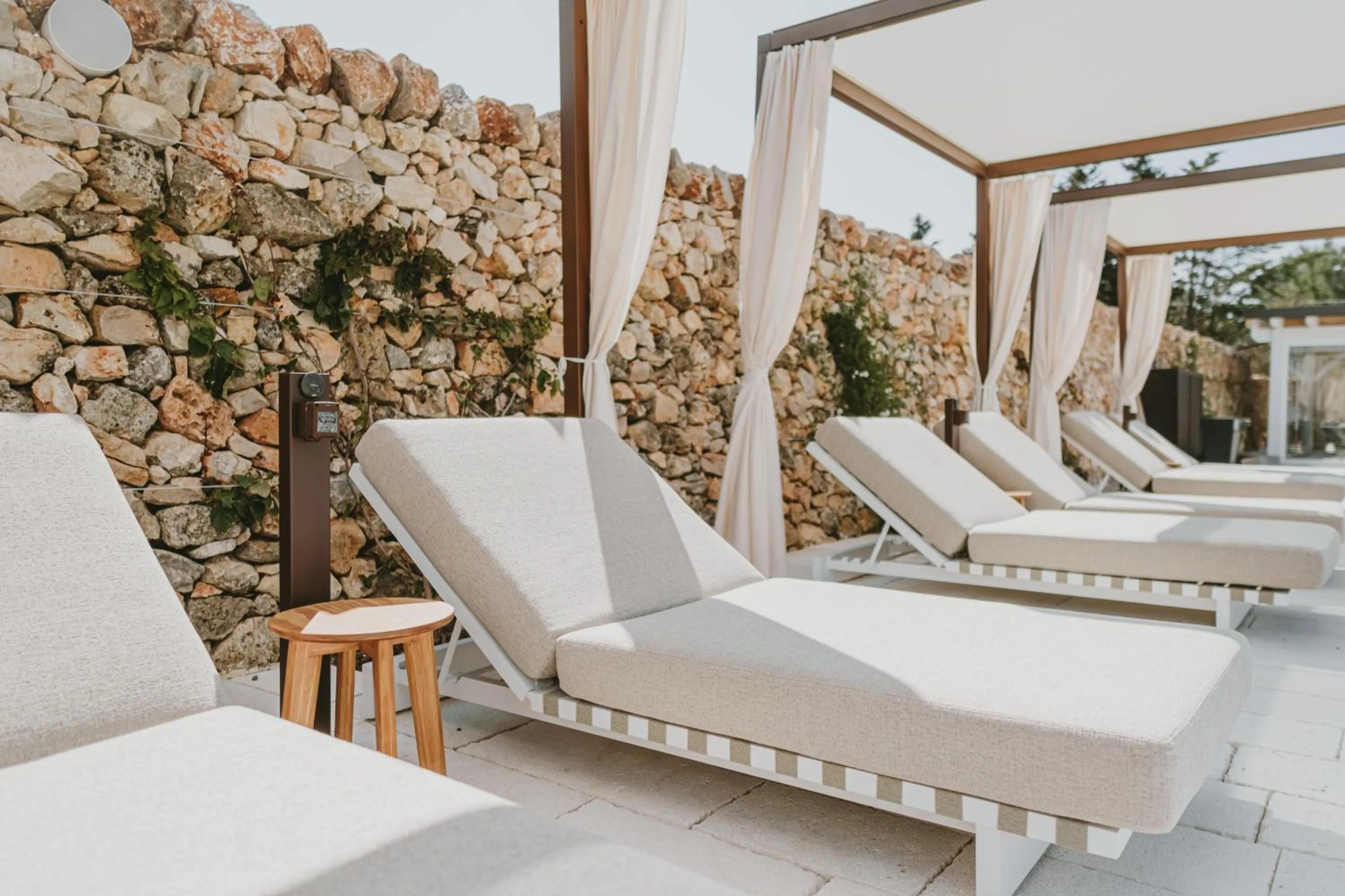 Pool view in Masseria Corsano