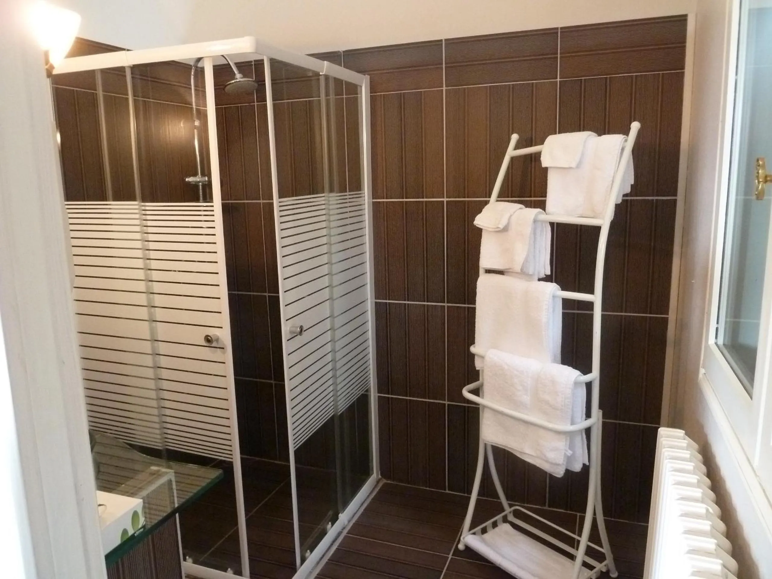 Shower in Chambres d'hôtes Le Saleix