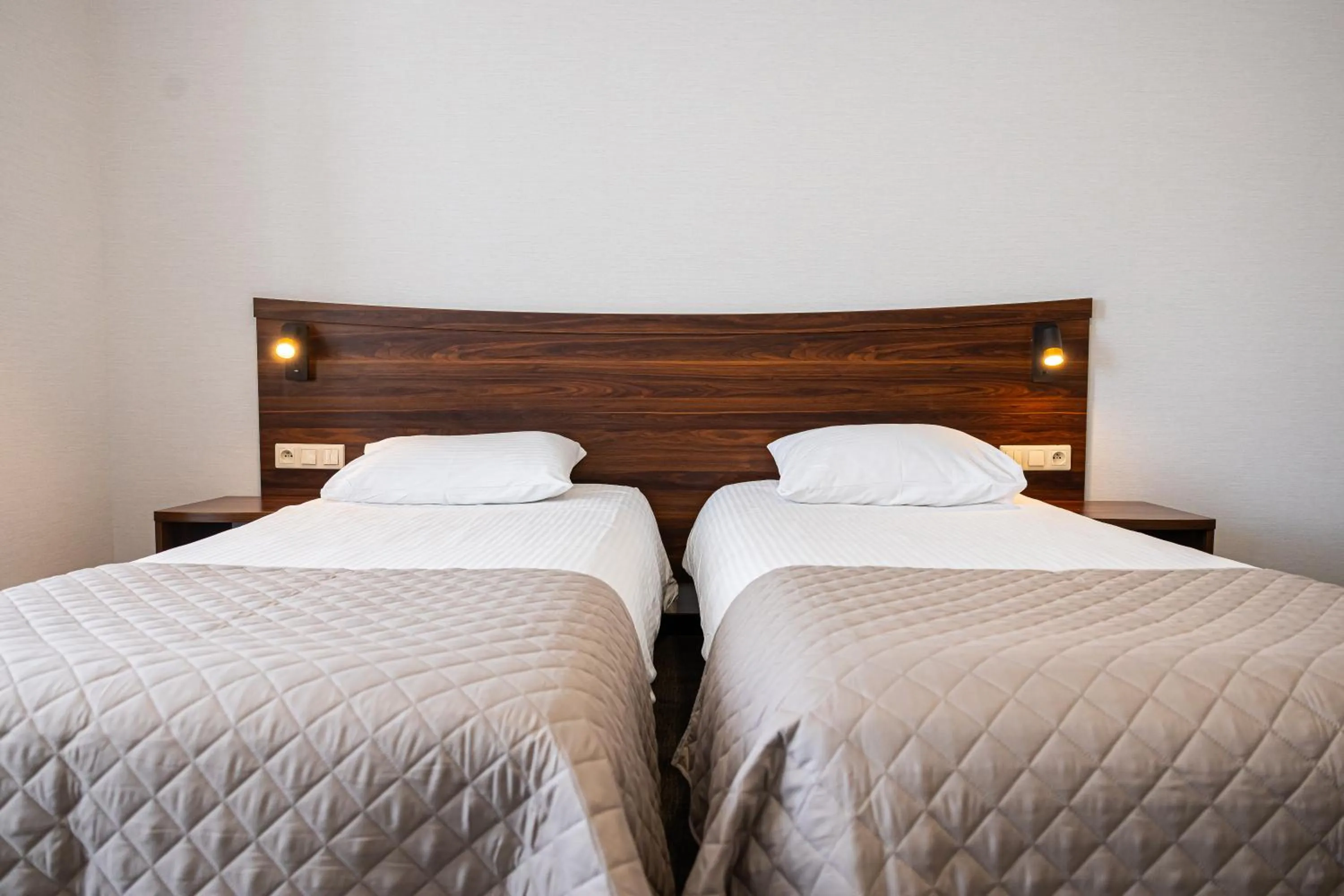 Bed in Hotel Kopczyński