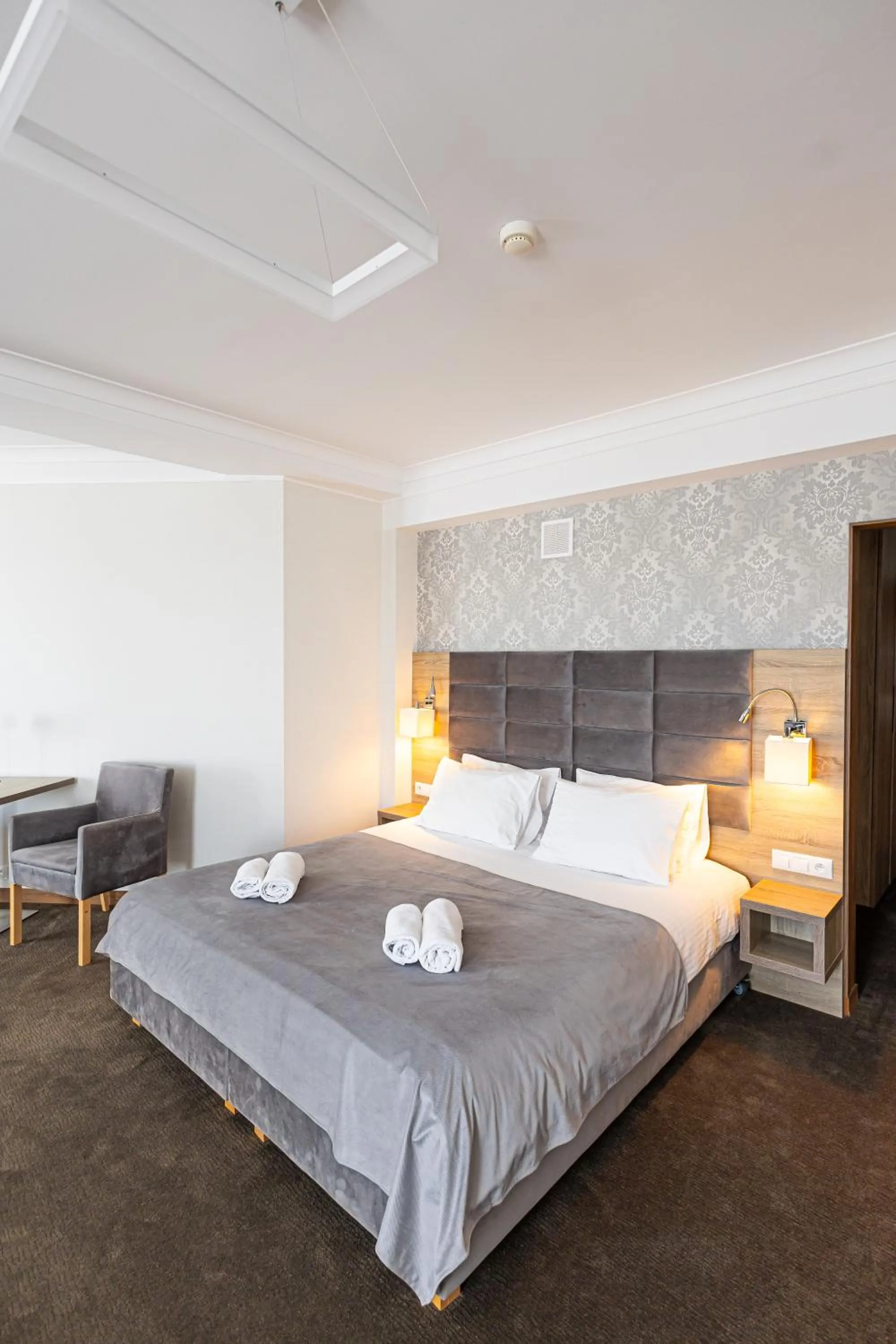 Bed in Hotel Kopczyński