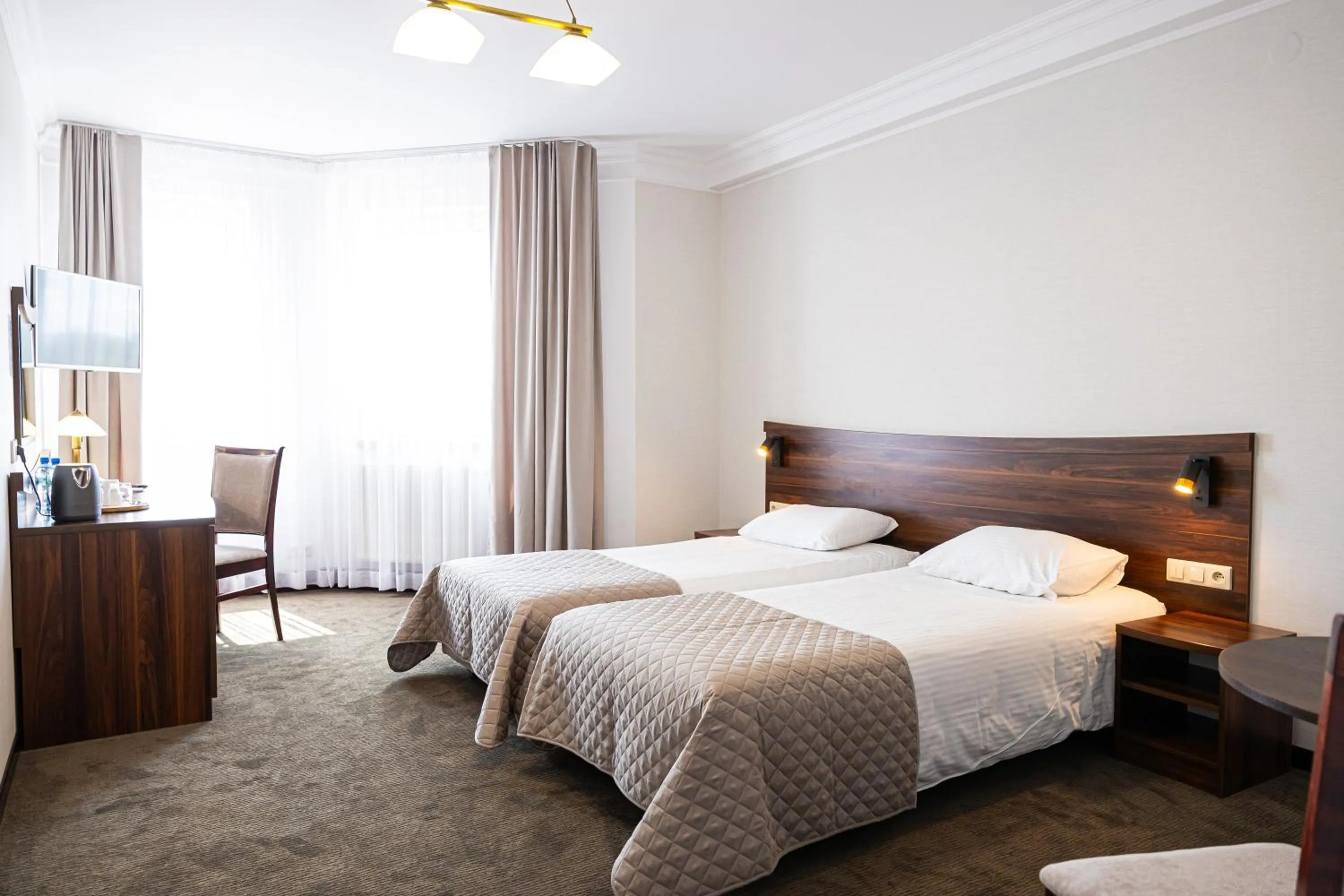 Bed in Hotel Kopczyński