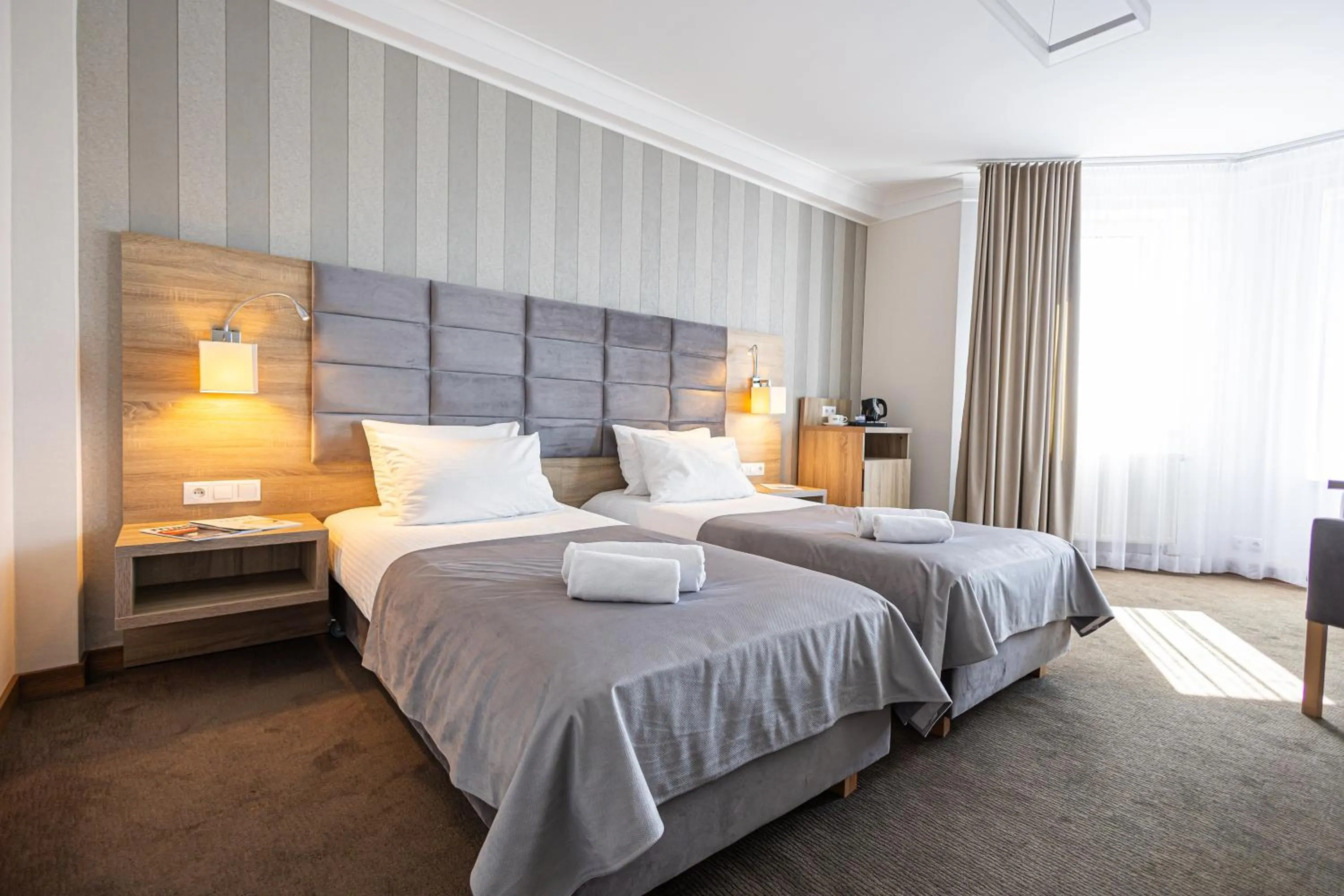 Bed in Hotel Kopczyński