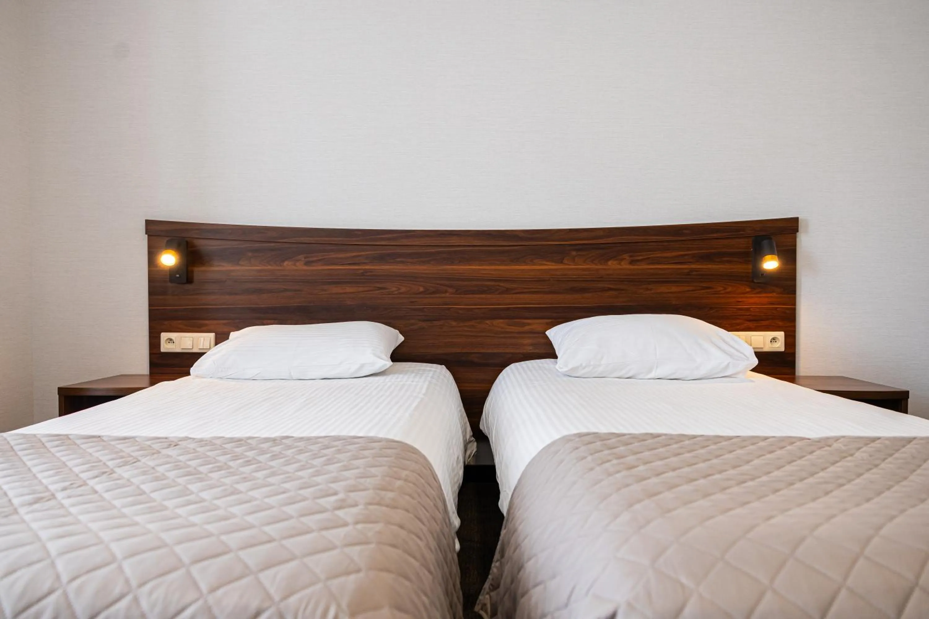 Bed in Hotel Kopczyński