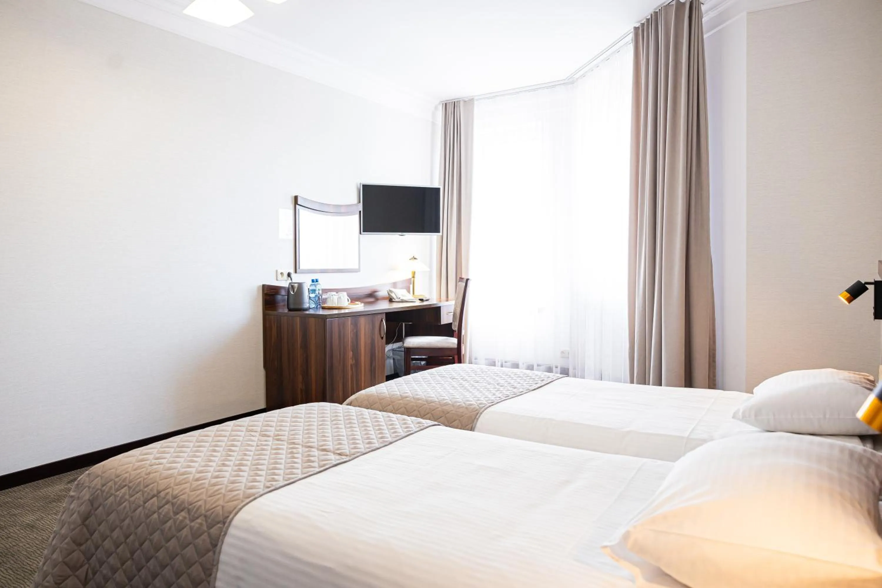 Bed in Hotel Kopczyński