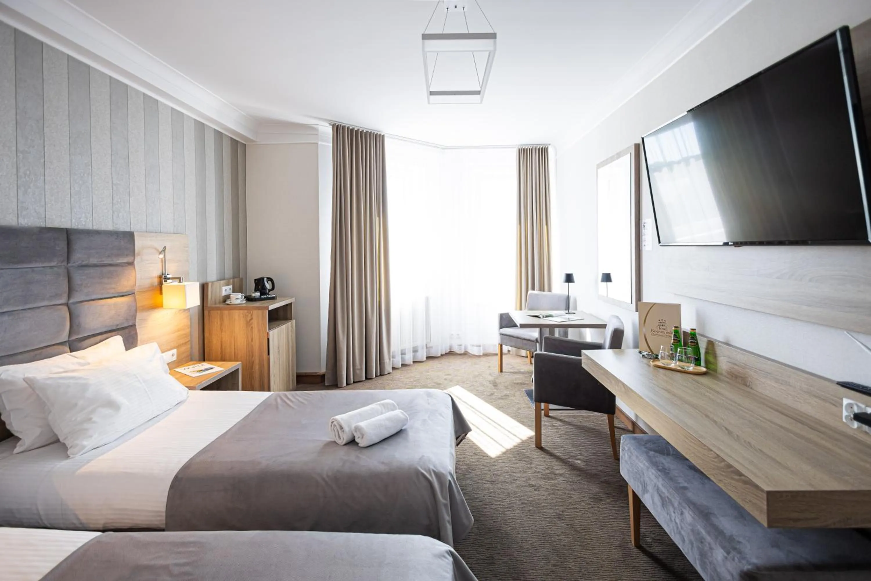 Bed in Hotel Kopczyński