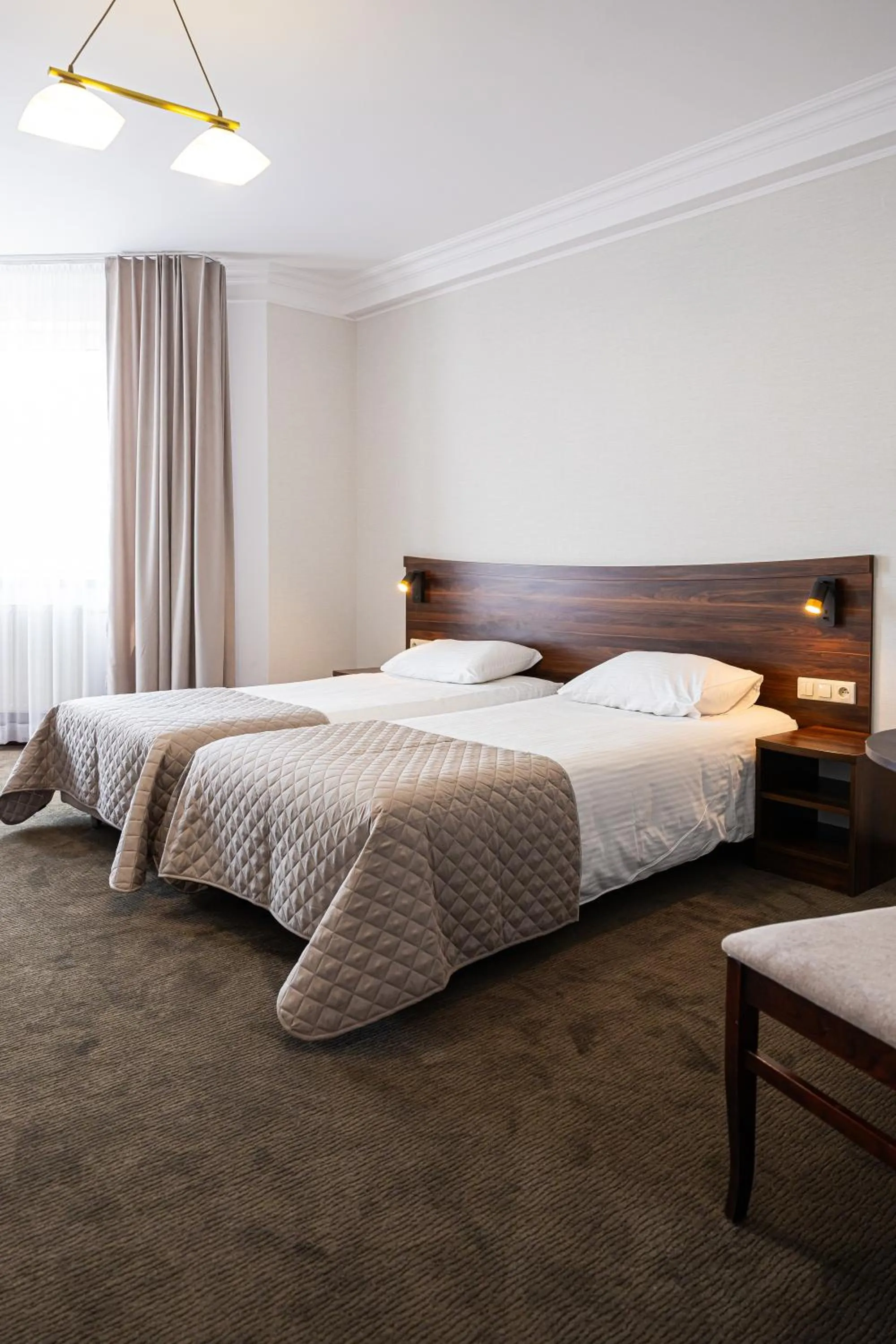 Bed in Hotel Kopczyński