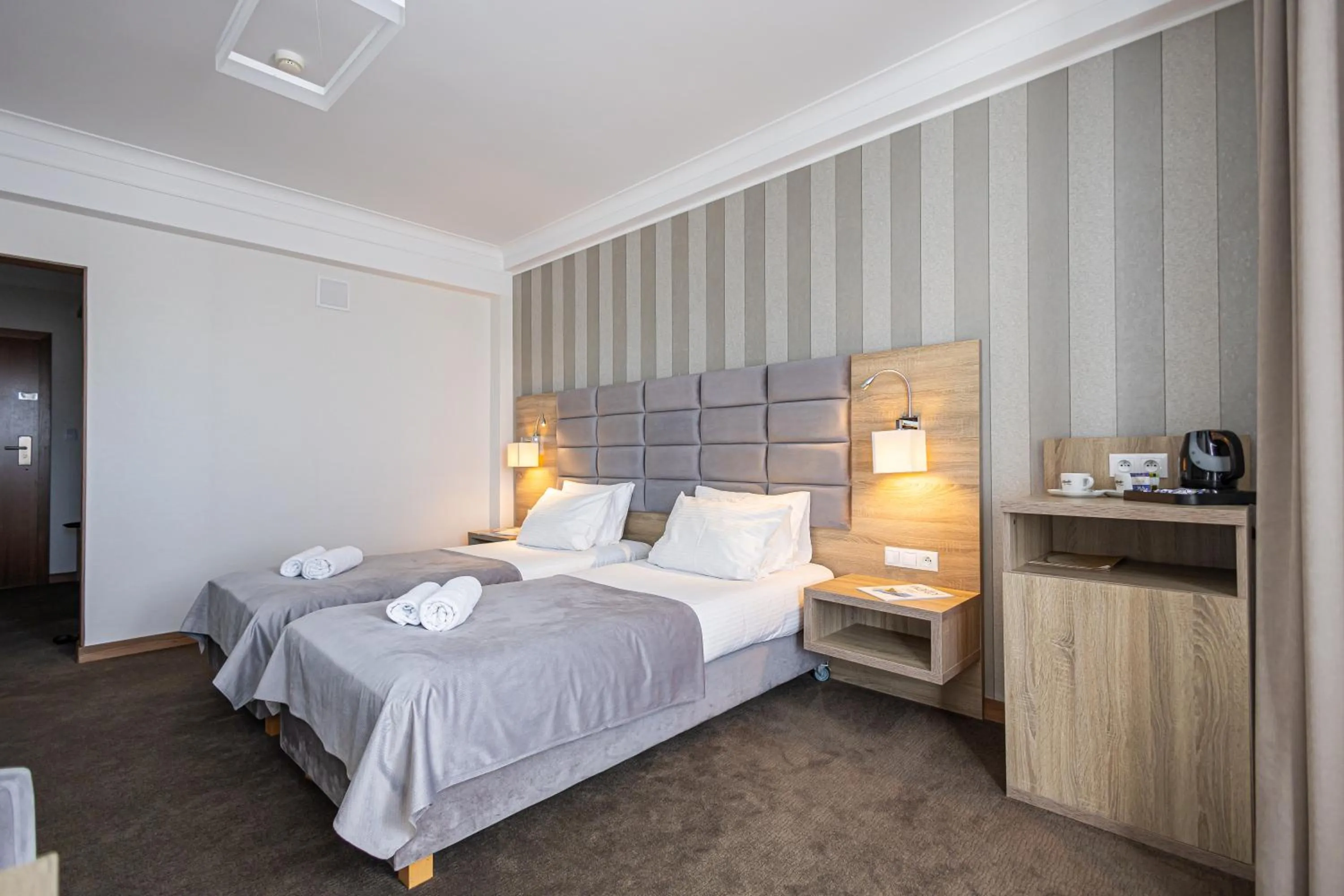 Bed in Hotel Kopczyński